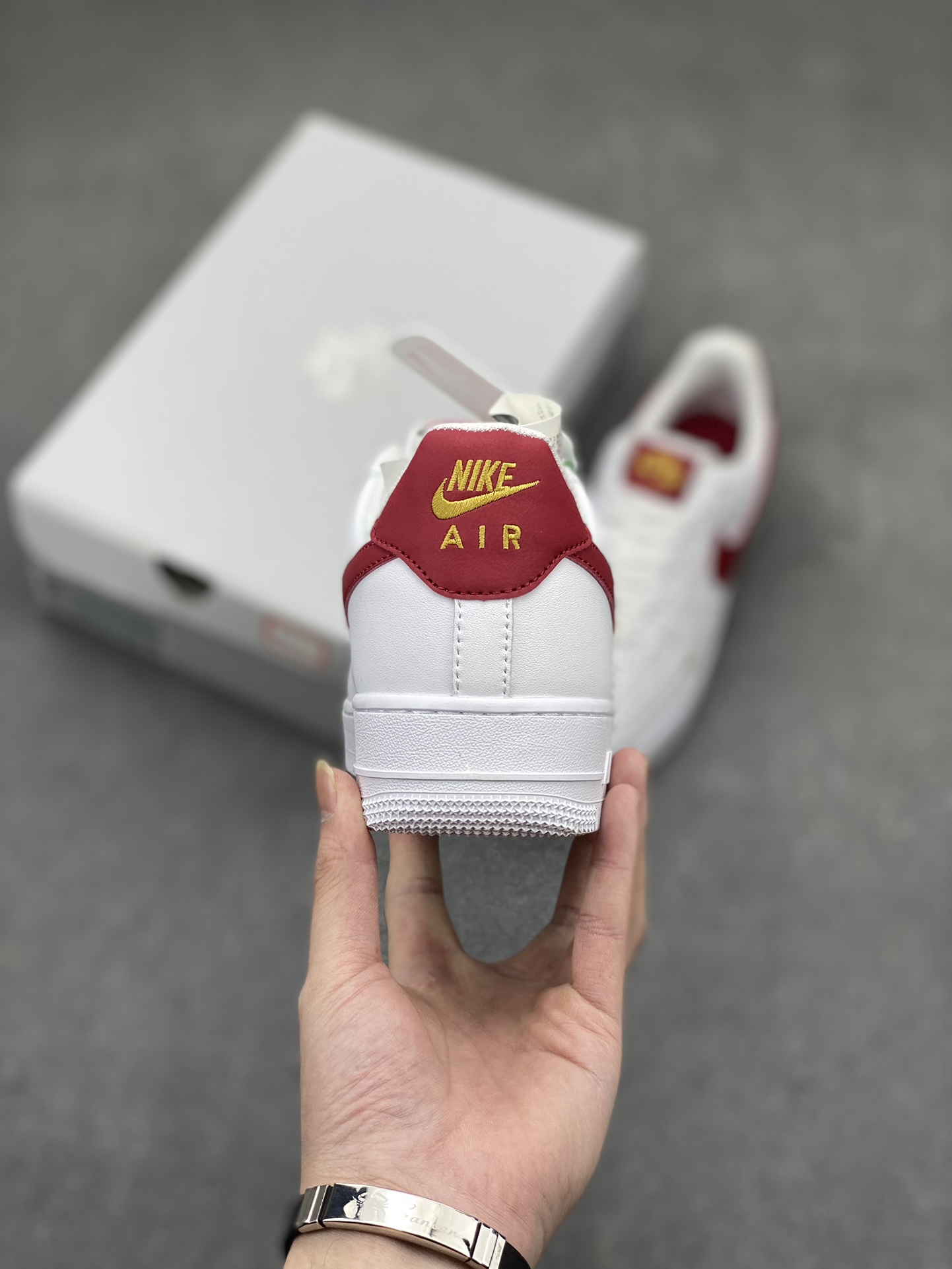 Nike Air Force 1 Low '07 White Red Gold Casual Sneakers CZ0270-104 5 i1713474555 4754 8