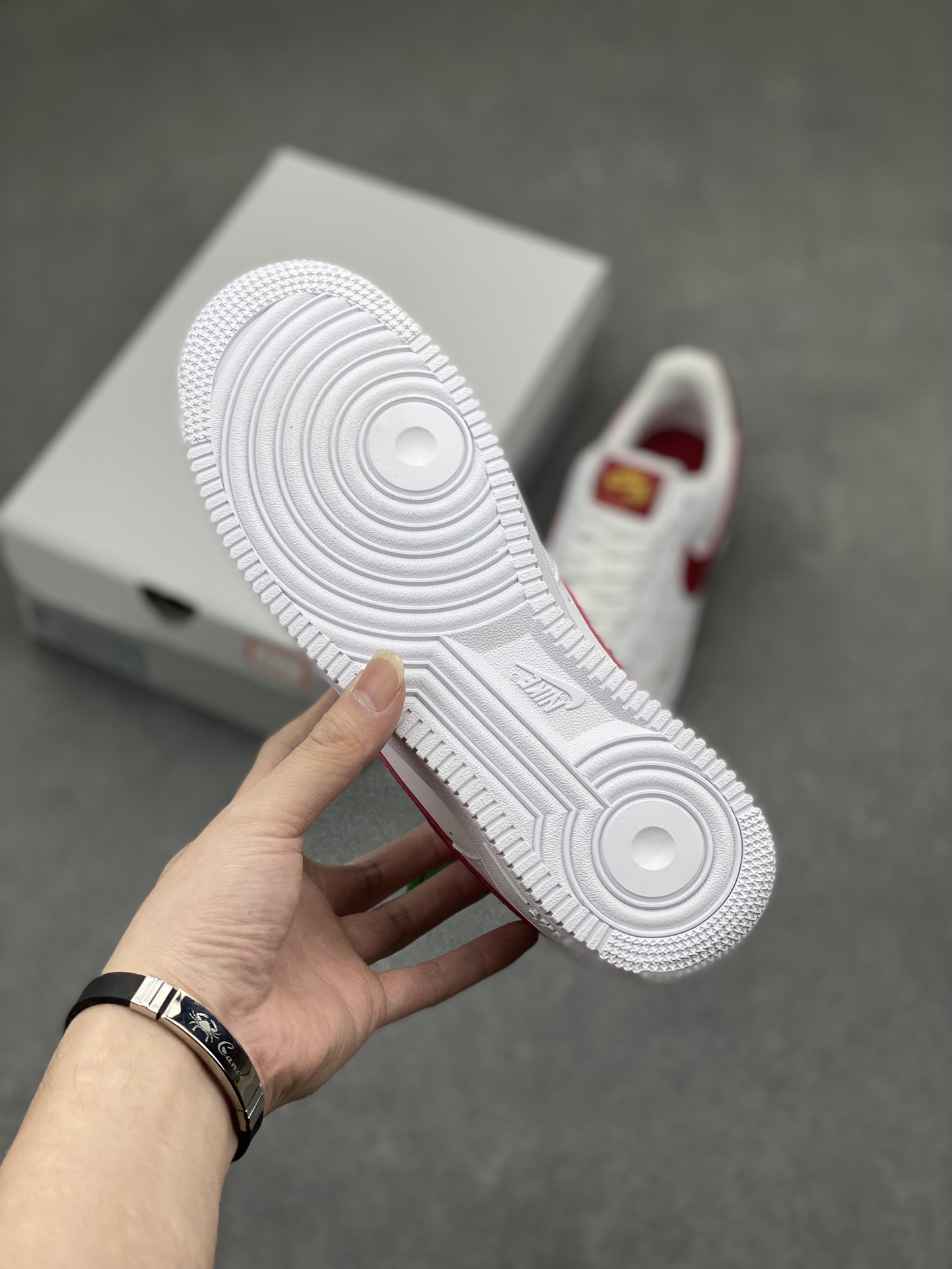 Nike Air Force 1 Low '07 White Red Gold Casual Sneakers CZ0270-104 7 i1713474555 9380 7