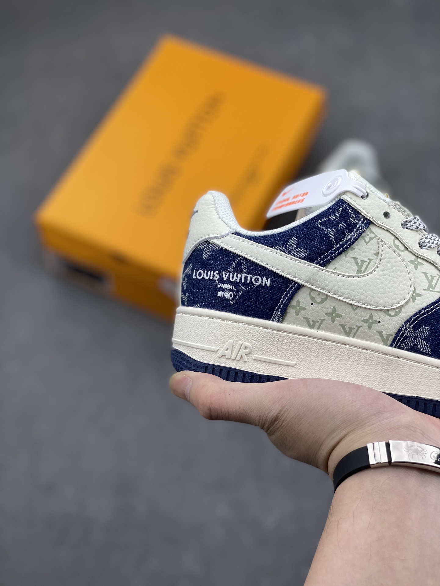 Louis Vuitton Air Force 1 '07 Low Custom Sneakers - DH7566-100 6 i1713551741 4586 0