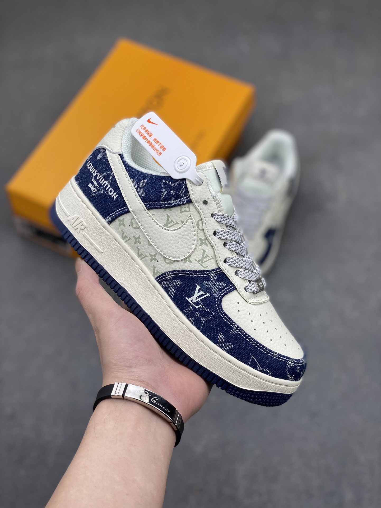 Louis Vuitton Air Force 1 '07 Low Custom Sneakers - DH7566-100 2 i1713551741 6371 0