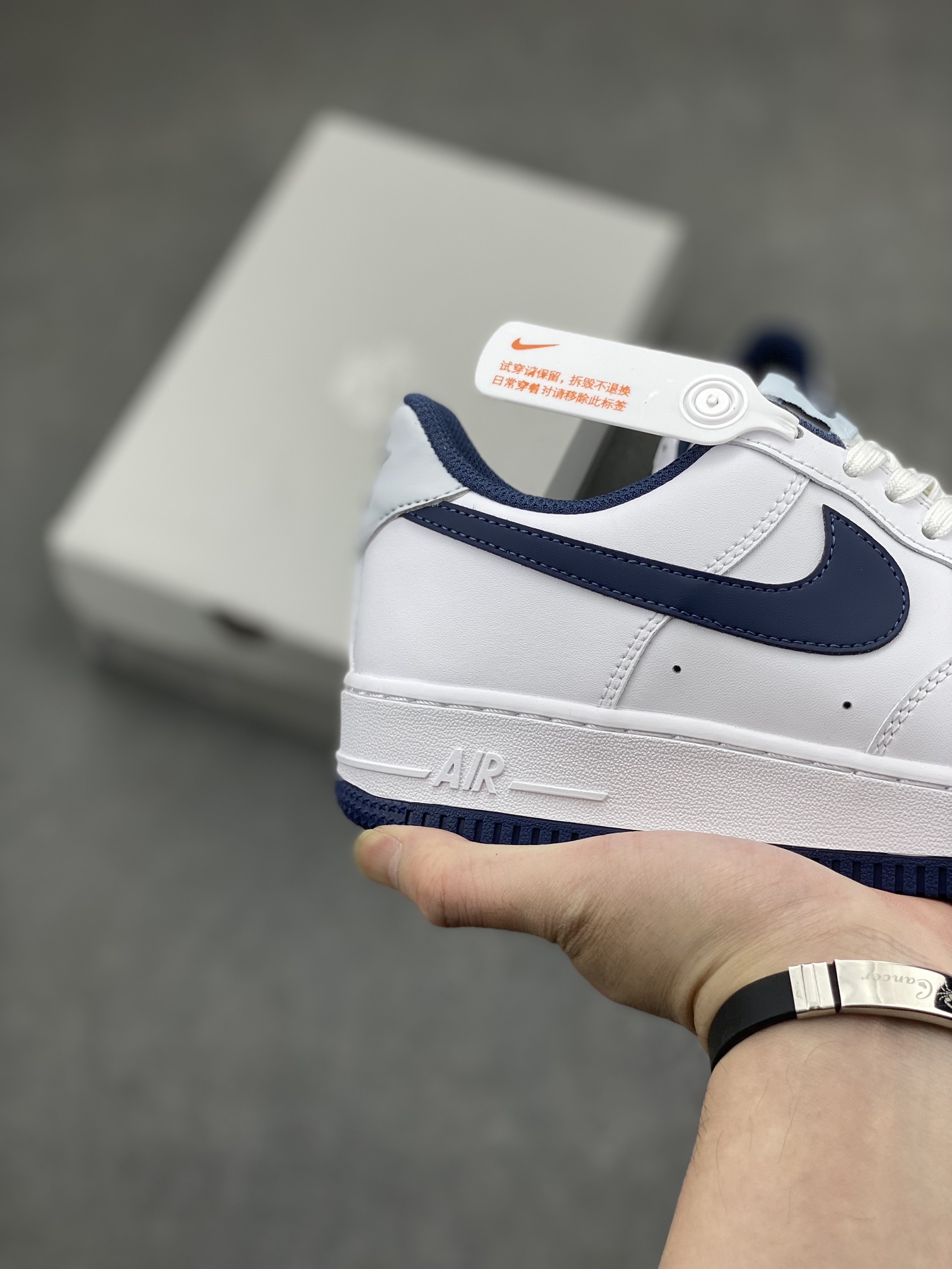 Nike Air Force 1 '07 Low White Midnight Navy Men's Shoes FV5948-104 6 i1713637324 2035 2