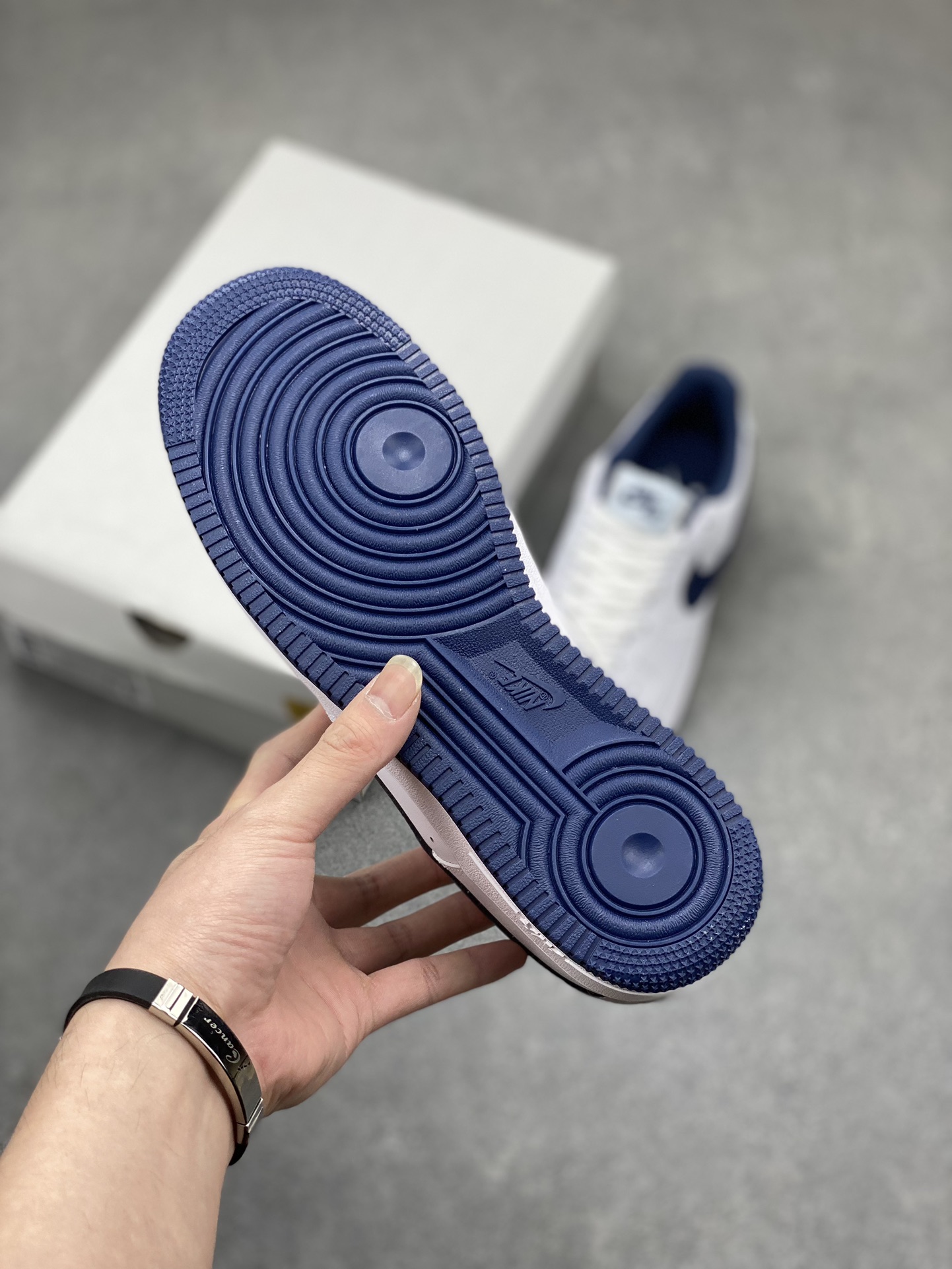 Nike Air Force 1 '07 Low White Midnight Navy Men's Shoes FV5948-104 7 i1713637324 6973 3