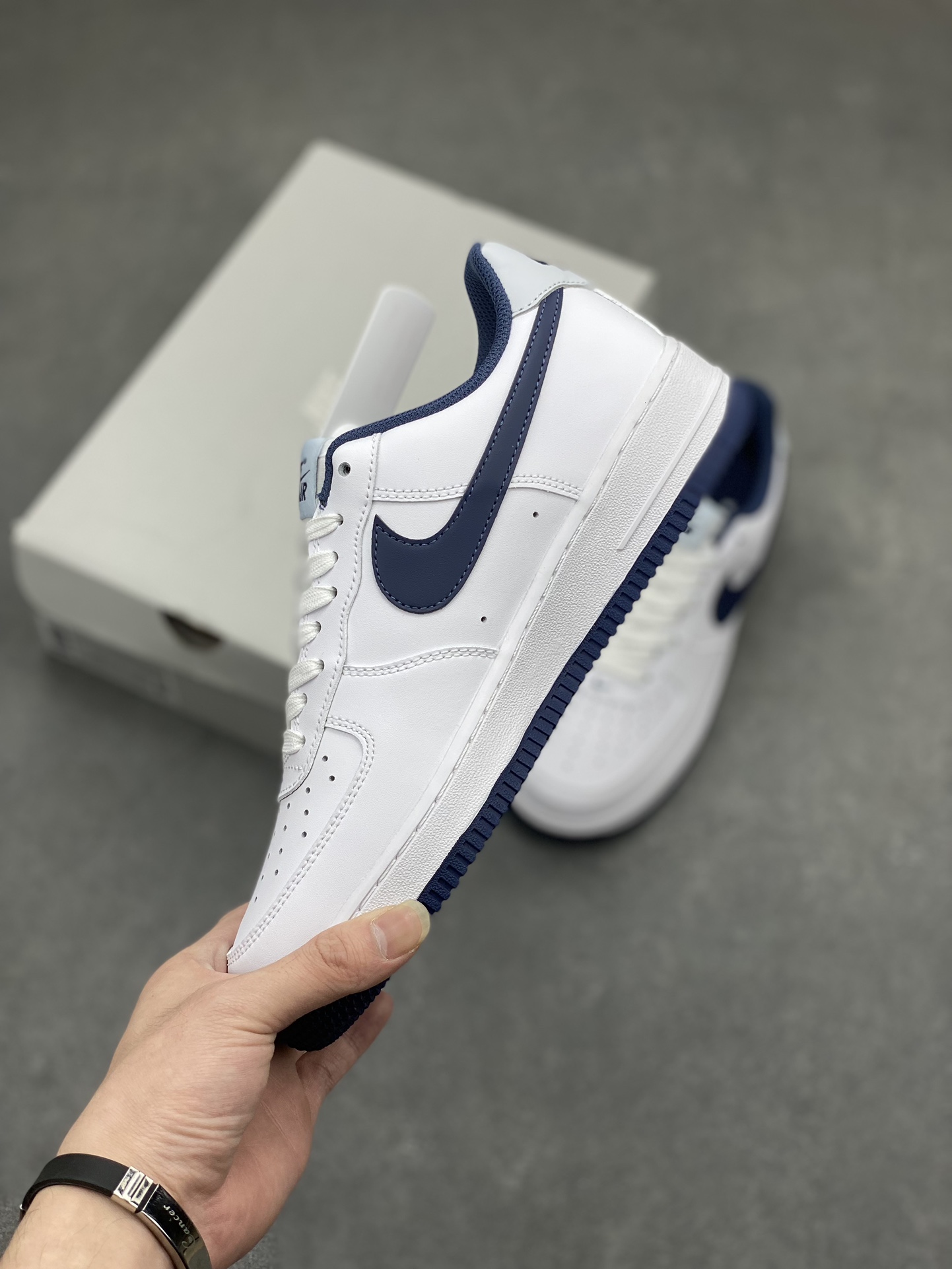 Nike Air Force 1 '07 Low White Midnight Navy Men's Shoes FV5948-104 4 i1713637324 7447 0