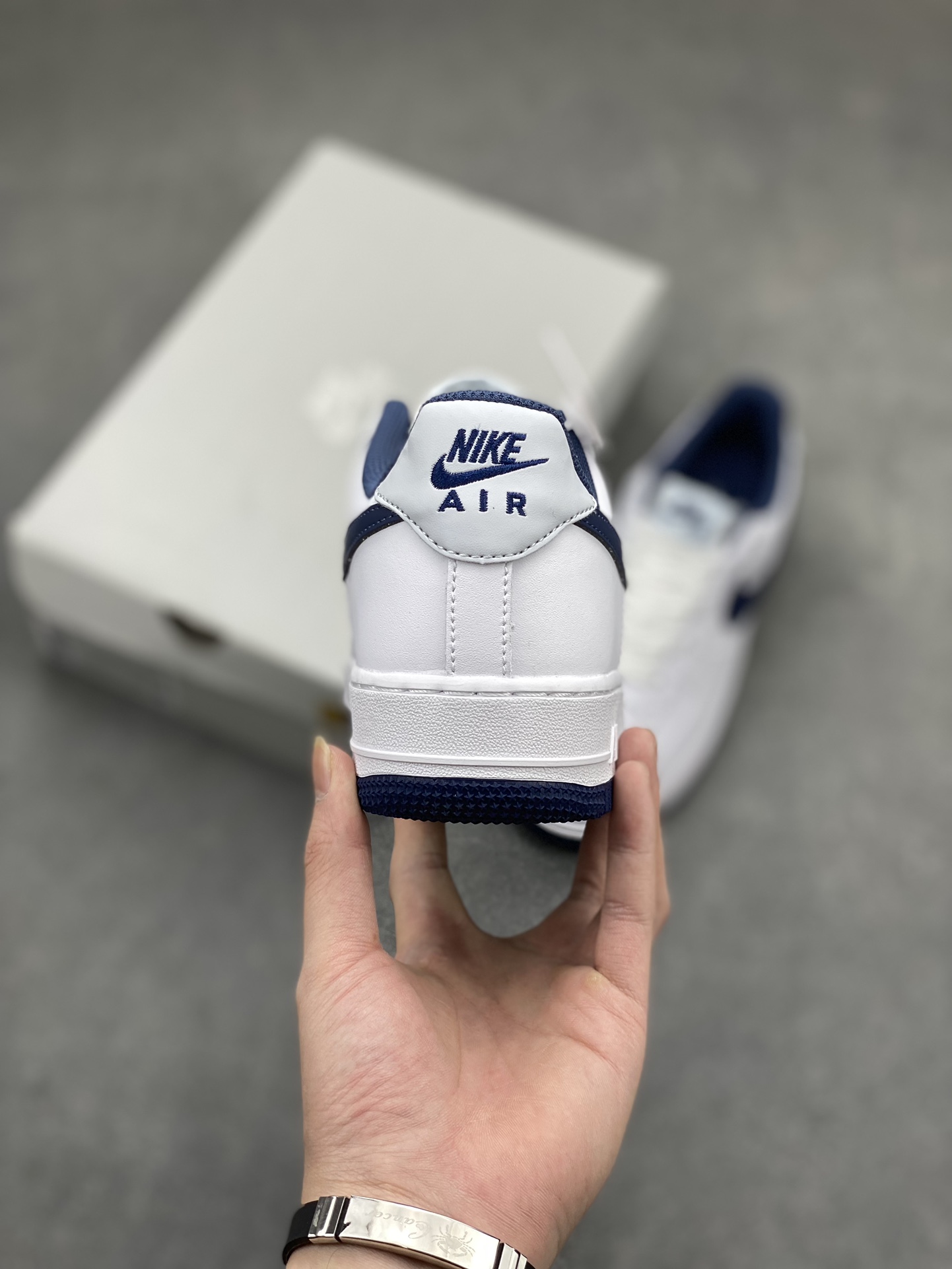 Nike Air Force 1 '07 Low White Midnight Navy Men's Shoes FV5948-104 5 i1713637324 812 6
