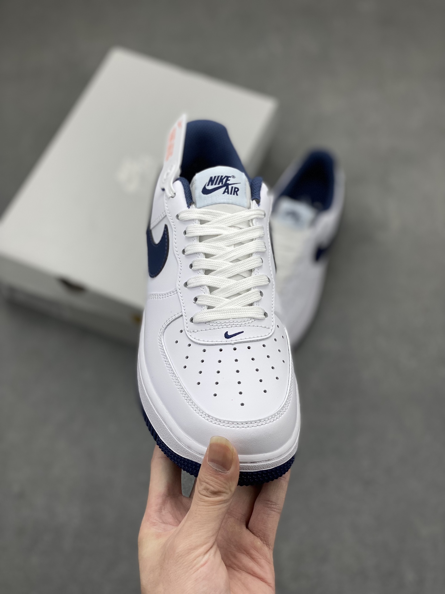 Nike Air Force 1 '07 Low White Midnight Navy Men's Shoes FV5948-104 3 i1713637324 8581 1