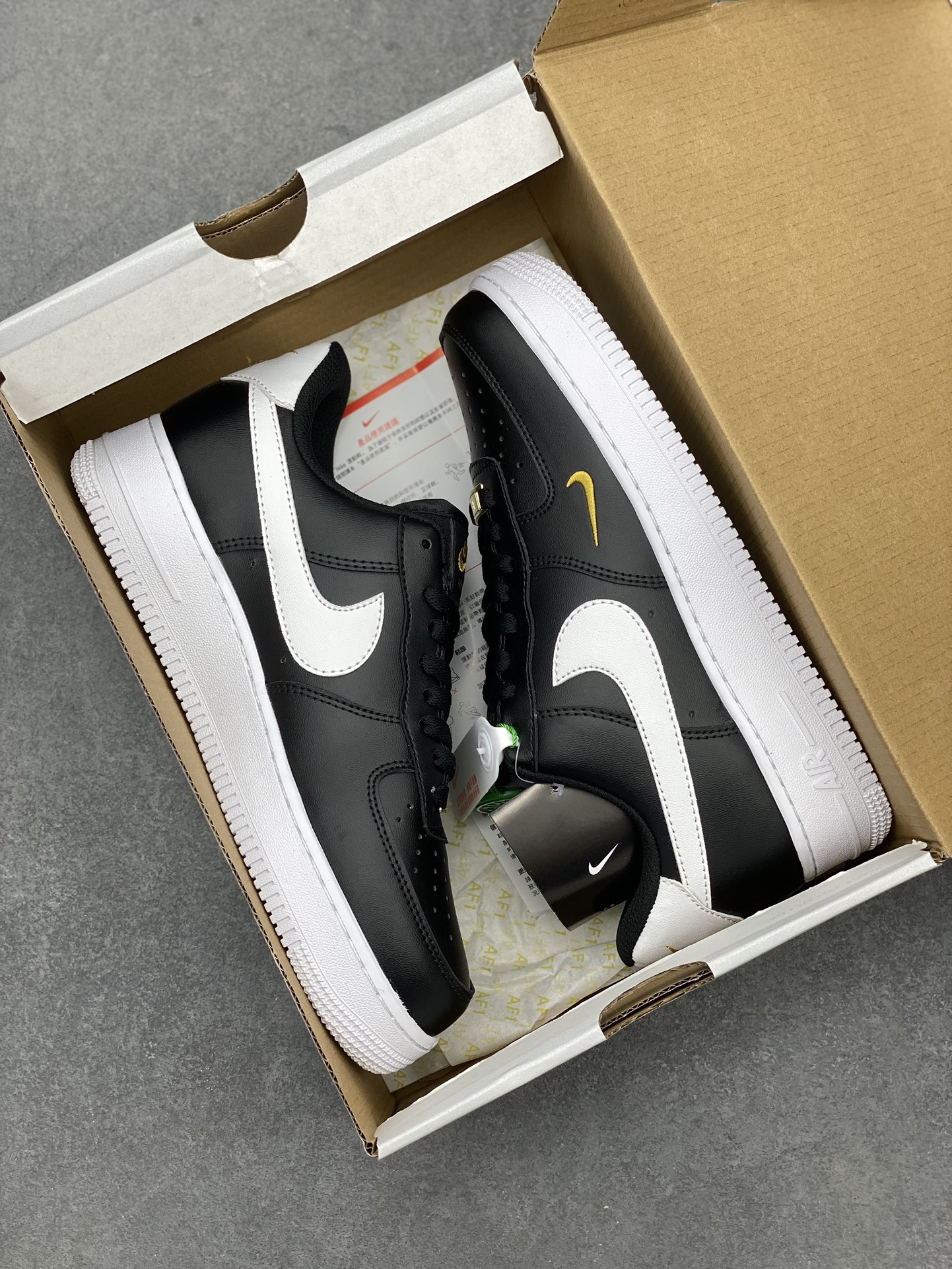Nike Air Force 1 '07 Low Black/White Casual Shoes CZ0270-101 10 i1713732853 6928 0