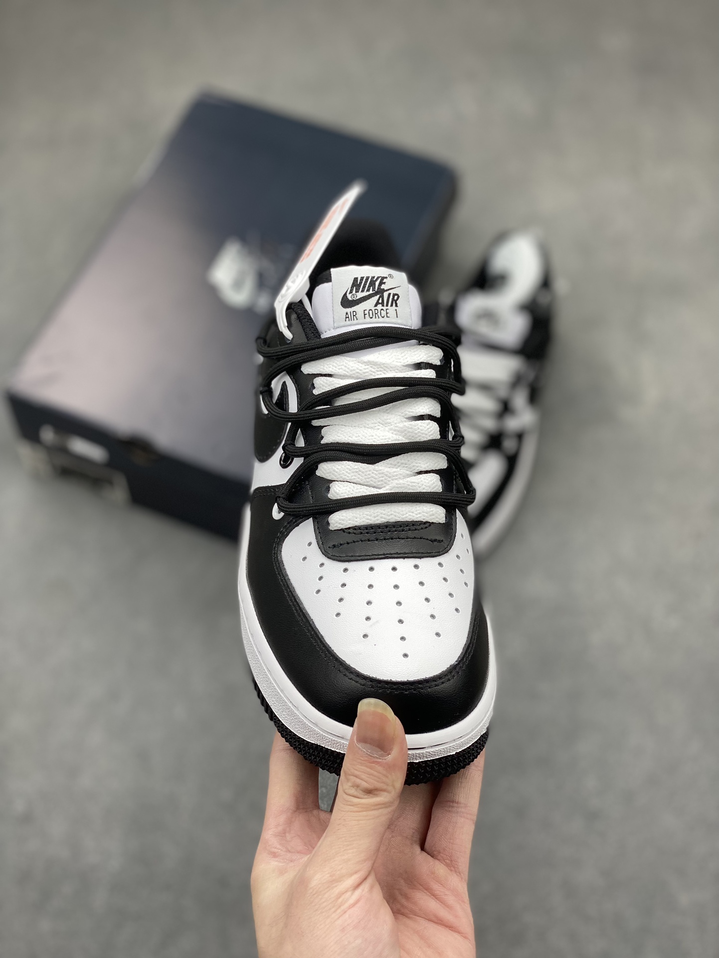 Nike Air Force 1 Low 'Panda' Black White Sneakers - Original Quality 3 i1713995071 9091 7