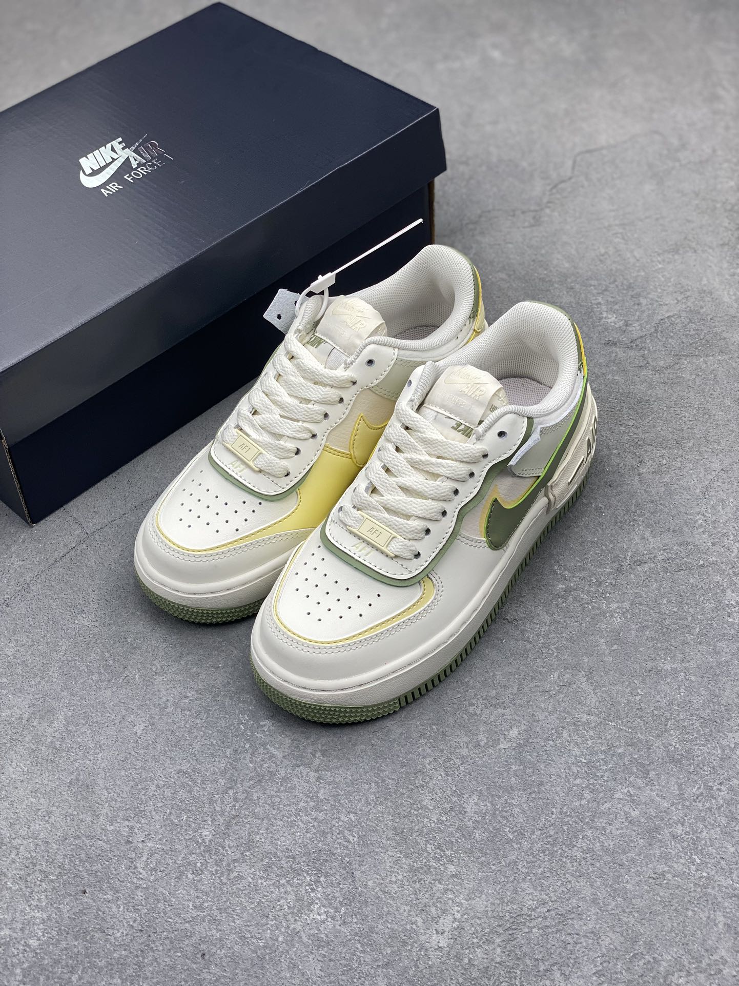 Nike Air Force 1 Shadow Low-Top Sneakers - Lightweight, Macaron Color Design 9 i1713995423 4112 5