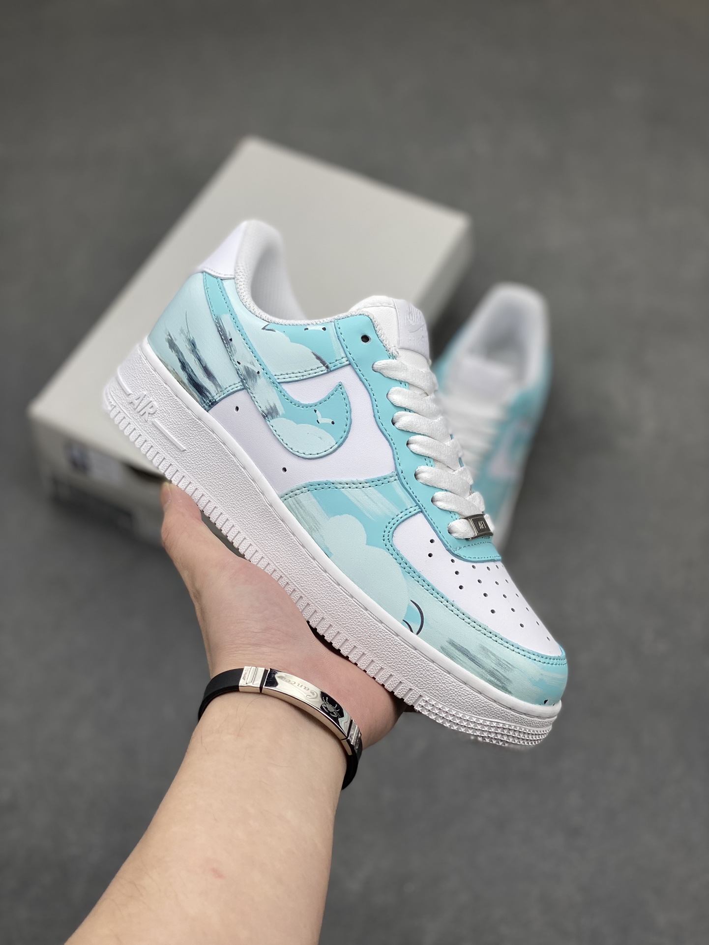Nike Air Force 1 CW2288-111 Custom Cloud-Themed Low-Top Sneakers 2 i1714078855 2669 6
