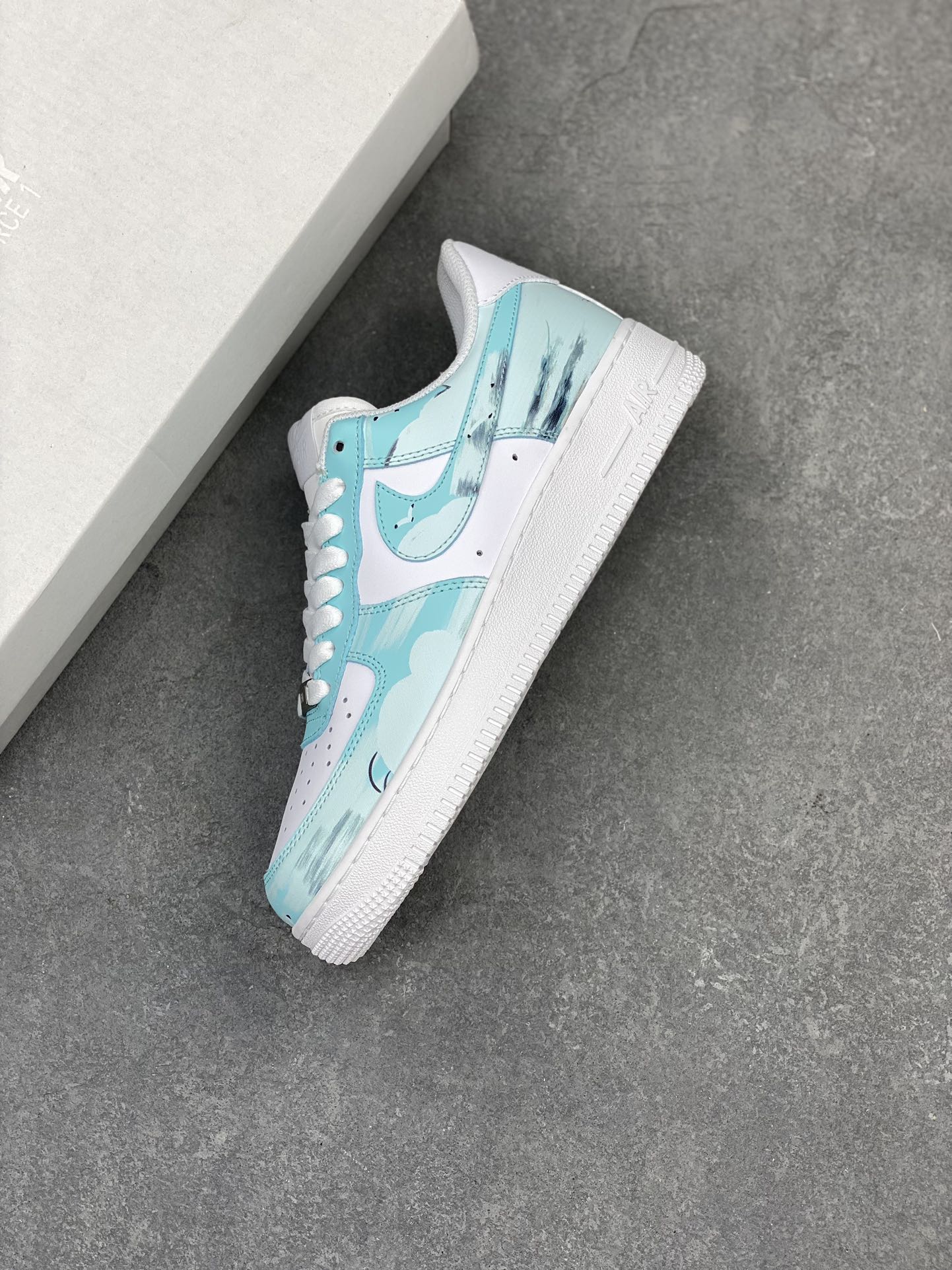 Nike Air Force 1 CW2288-111 Custom Cloud-Themed Low-Top Sneakers 8 i1714078855 4106 1