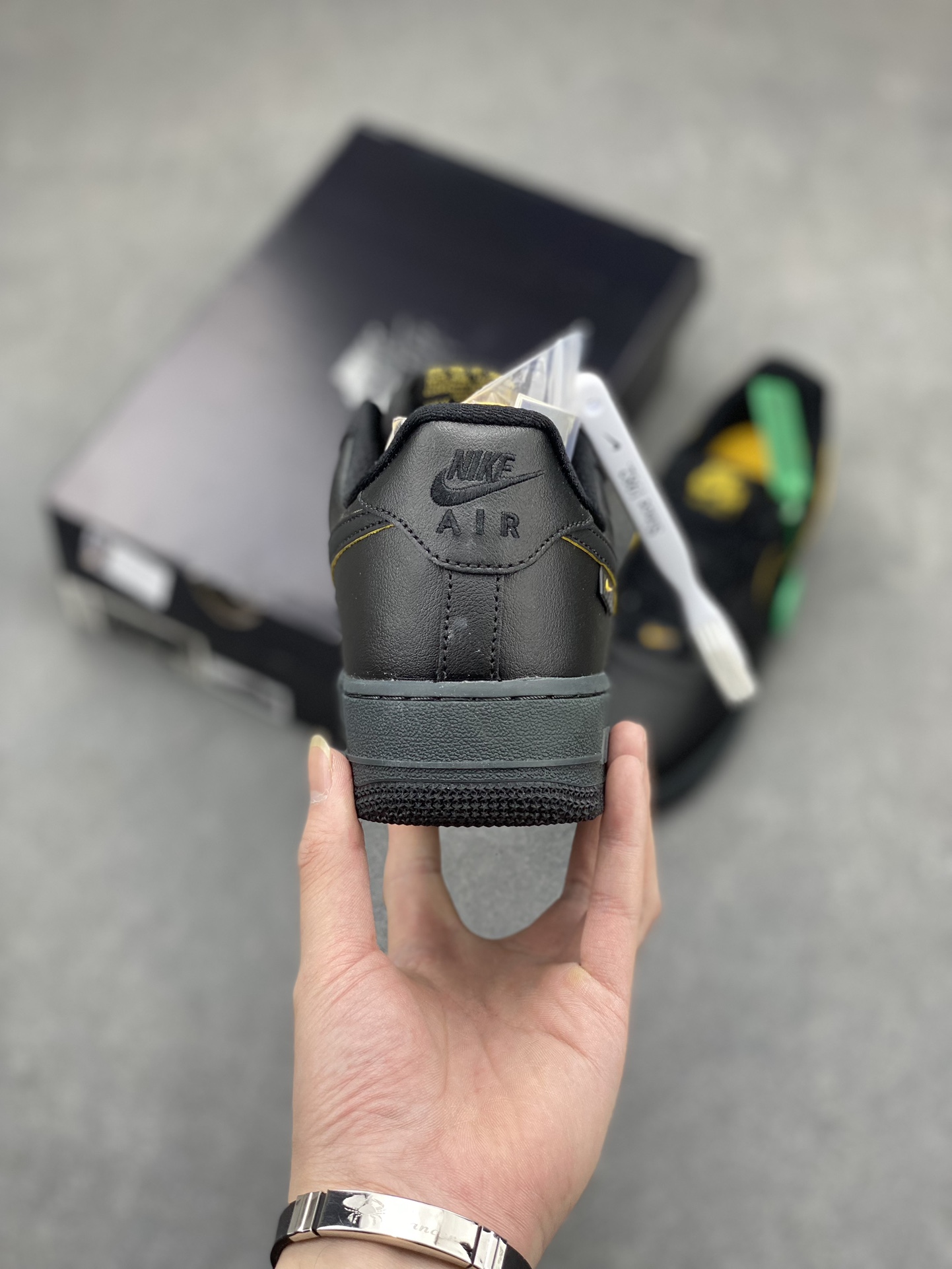 Nike Air Force 1 '07 Low Black/Gold Casual Sneakers FZ4617-001 5 i1714161249 367 3