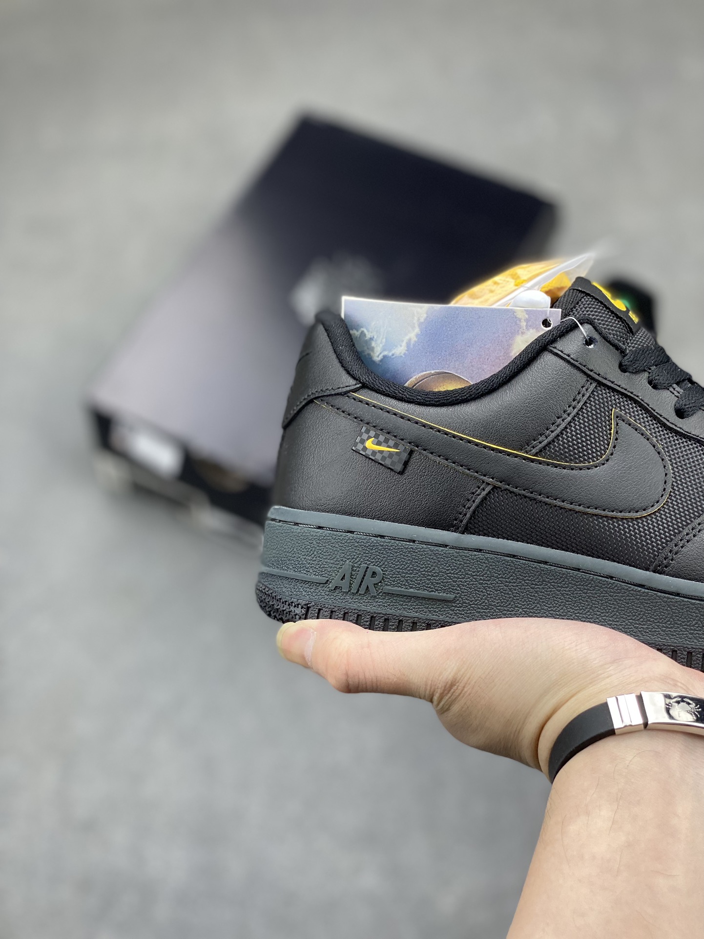 Nike Air Force 1 '07 Low Black/Gold Casual Sneakers FZ4617-001 6 i1714161249 9527 5