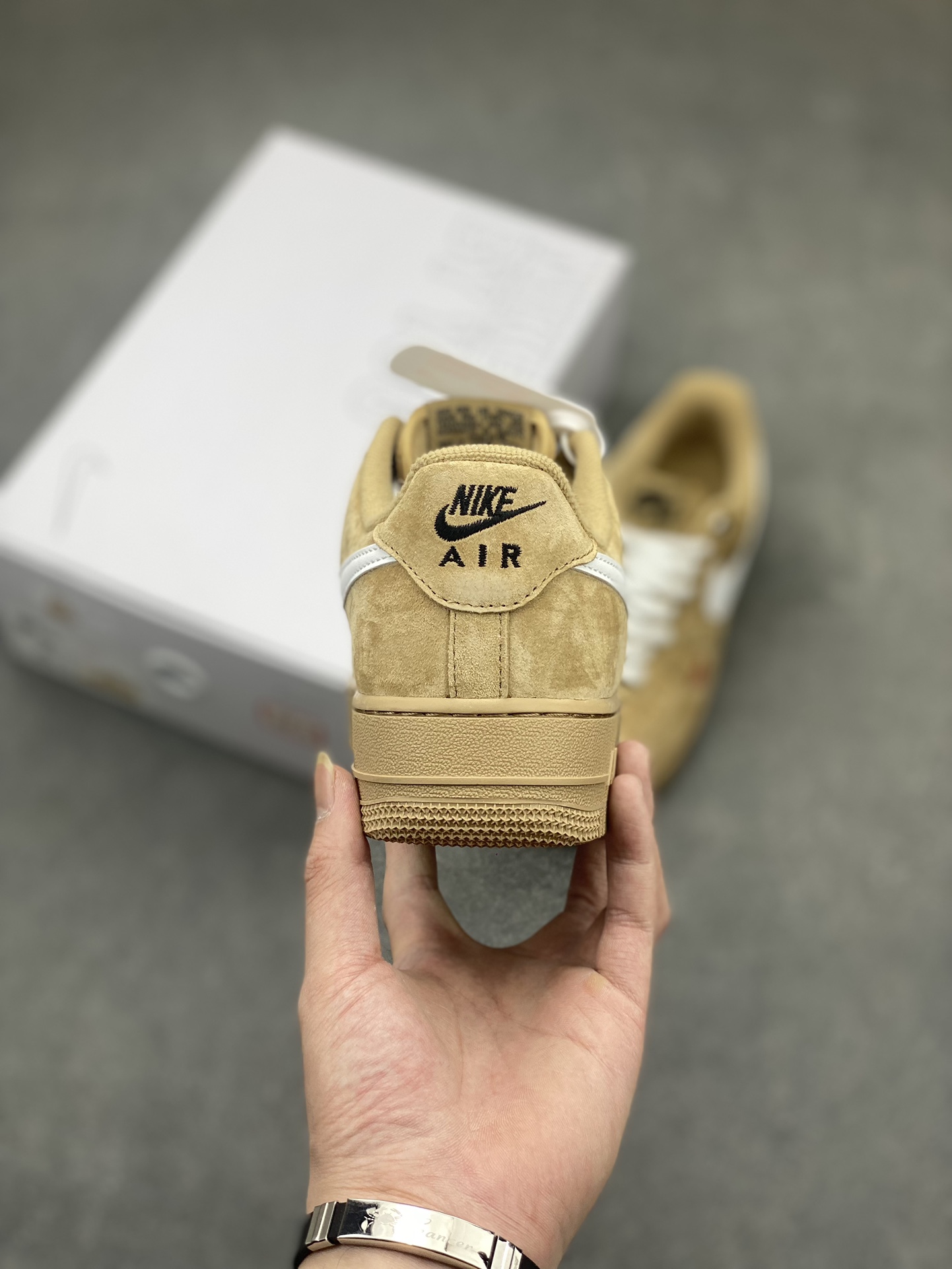 Nike Air Force 1 '07 Low Casual Sneakers - CW2288-111 (Wheat/White) 5 i1714338857 1498 0