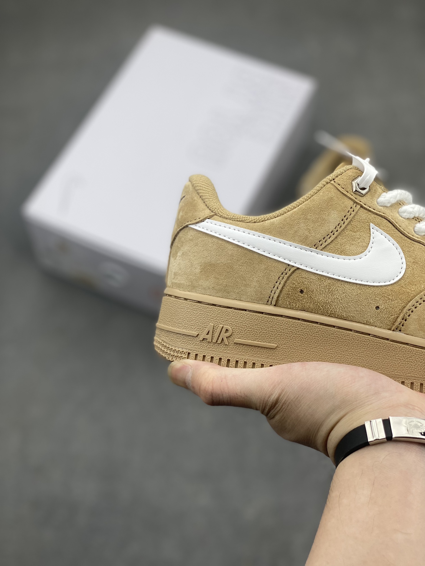 Nike Air Force 1 '07 Low Casual Sneakers - CW2288-111 (Wheat/White) 6 i1714338857 9176 0