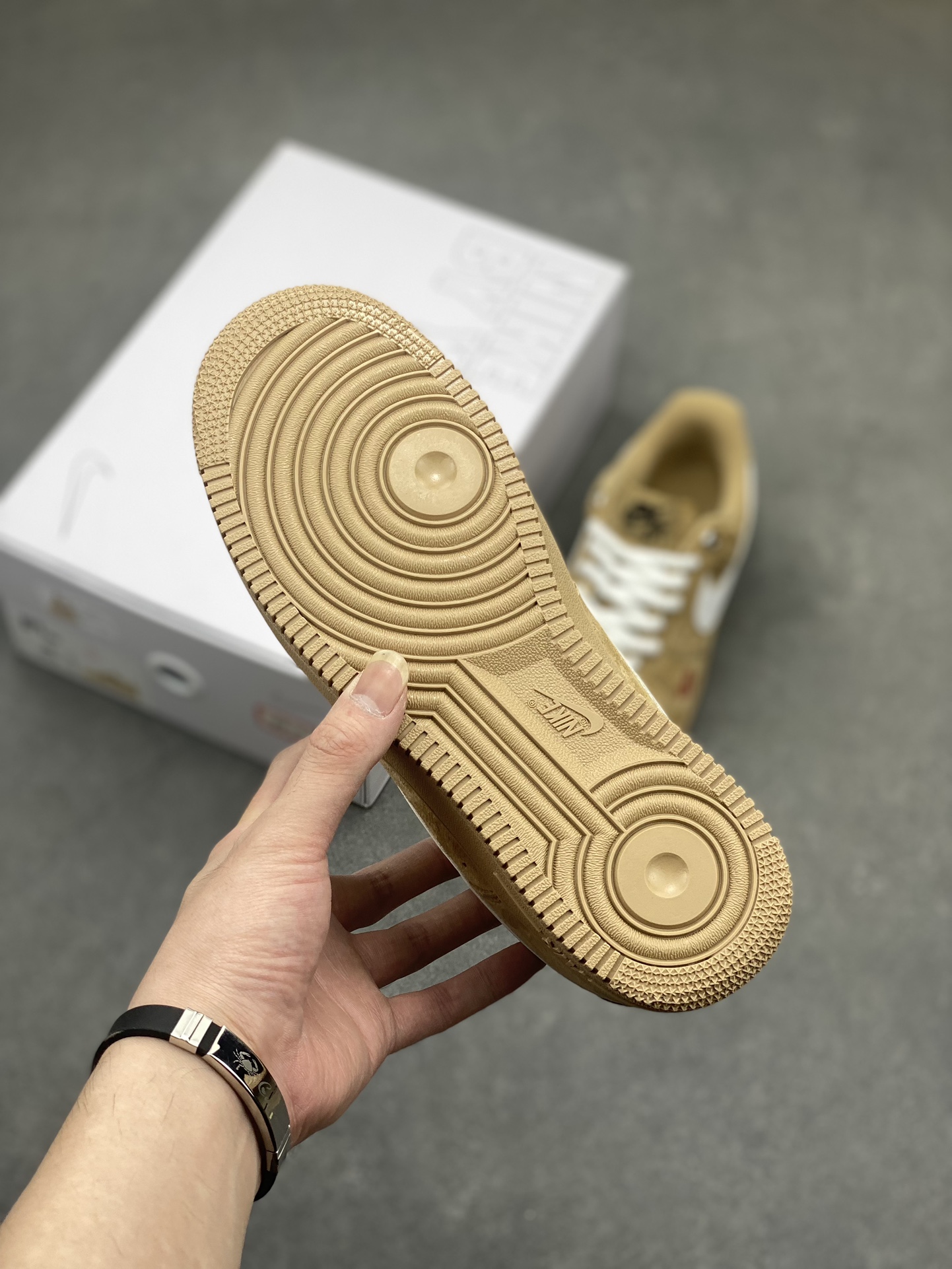 Nike Air Force 1 '07 Low Casual Sneakers - CW2288-111 (Wheat/White) 7 i1714338857 9208 0