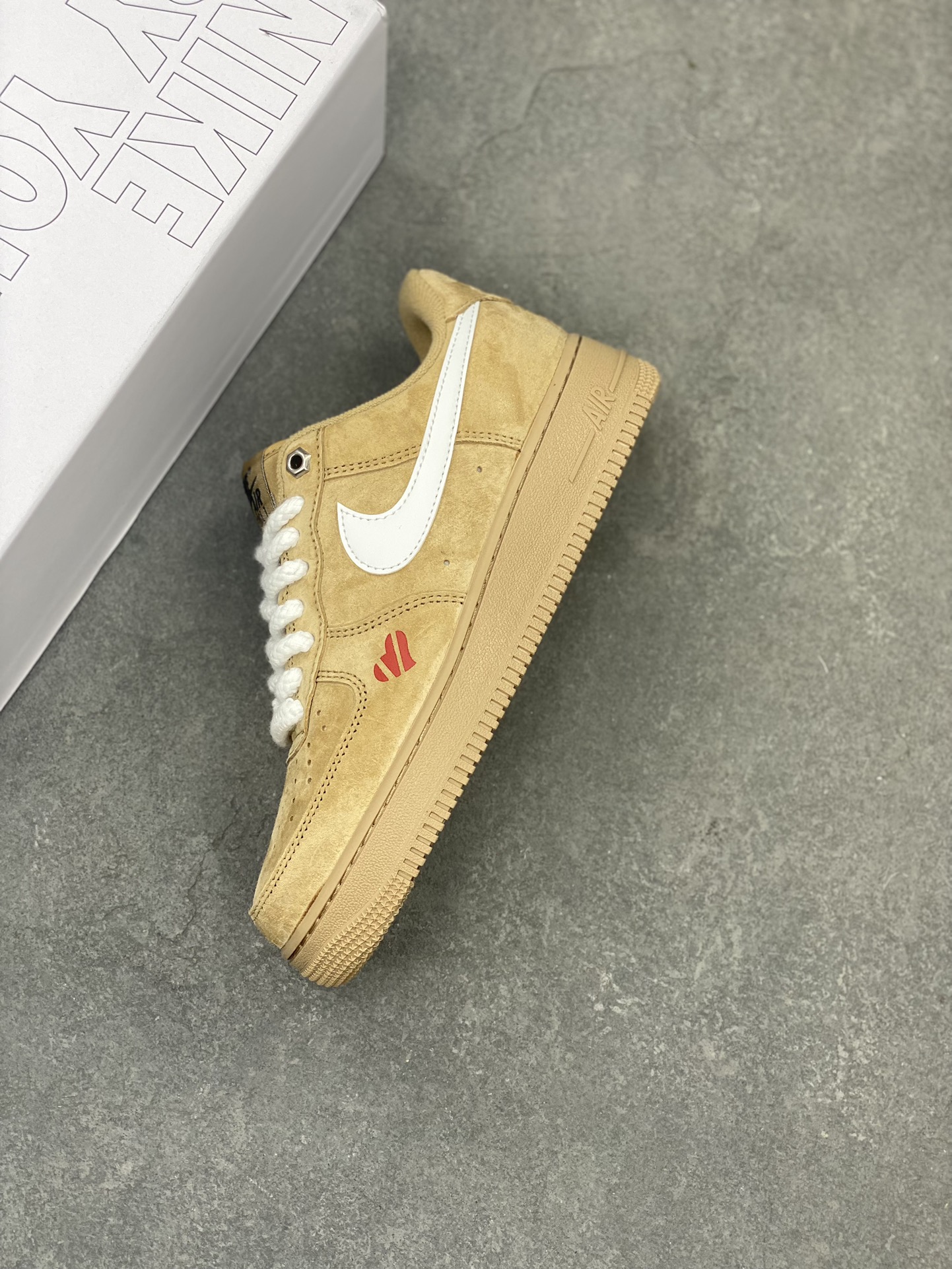 Nike Air Force 1 '07 Low Casual Sneakers - CW2288-111 (Wheat/White) 8 i1714338857 9377 0