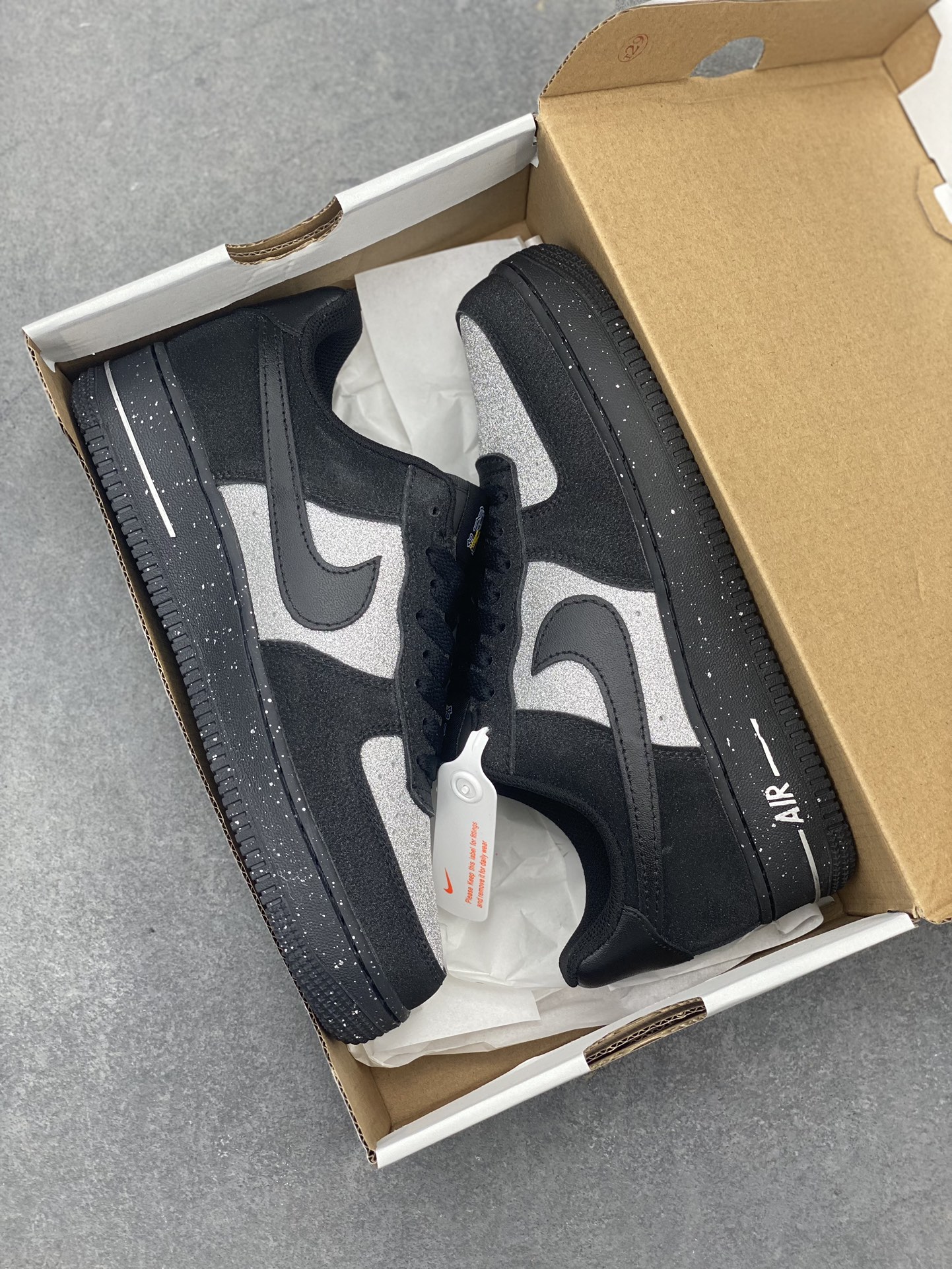 Nike Air Force 1 Low Black Silver Starry Sky - Premium Comfort & Style 10 i1714339059 1828 0