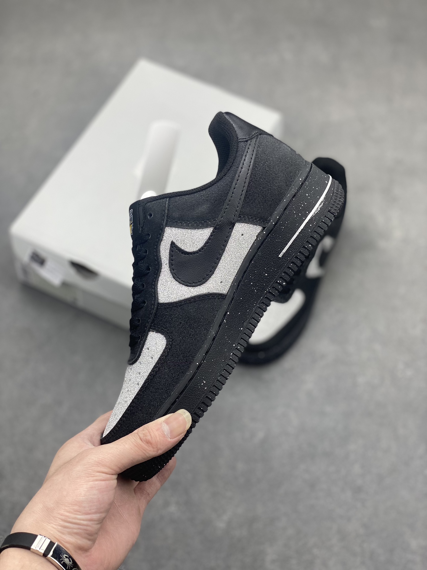 Nike Air Force 1 Low Black Silver Starry Sky - Premium Comfort & Style 4 i1714339060 3738 0