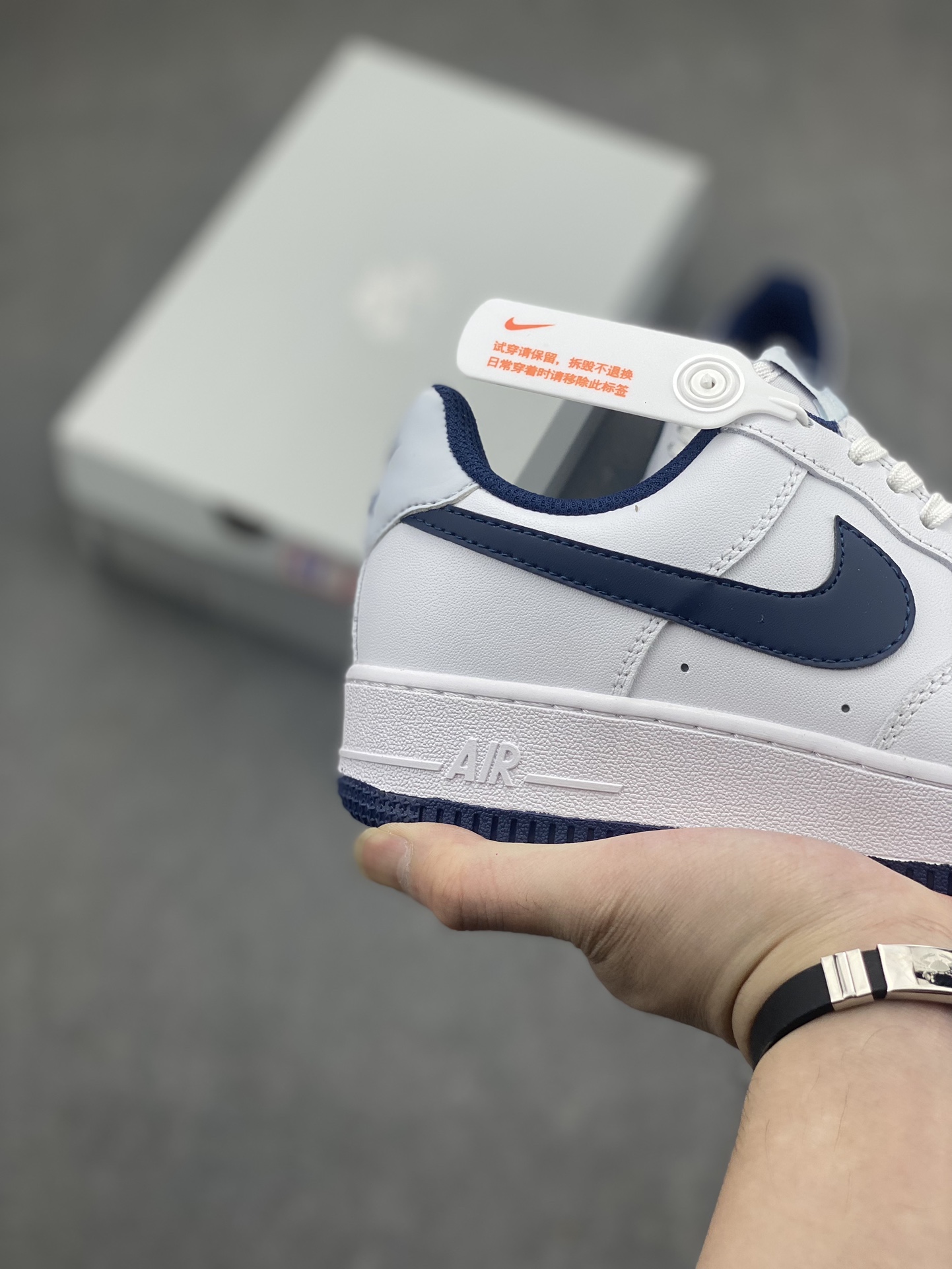 Nike Air Force 1 Low '07 White Deep Blue Casual Sneakers FV5948-104 6 i1714340531 39 0