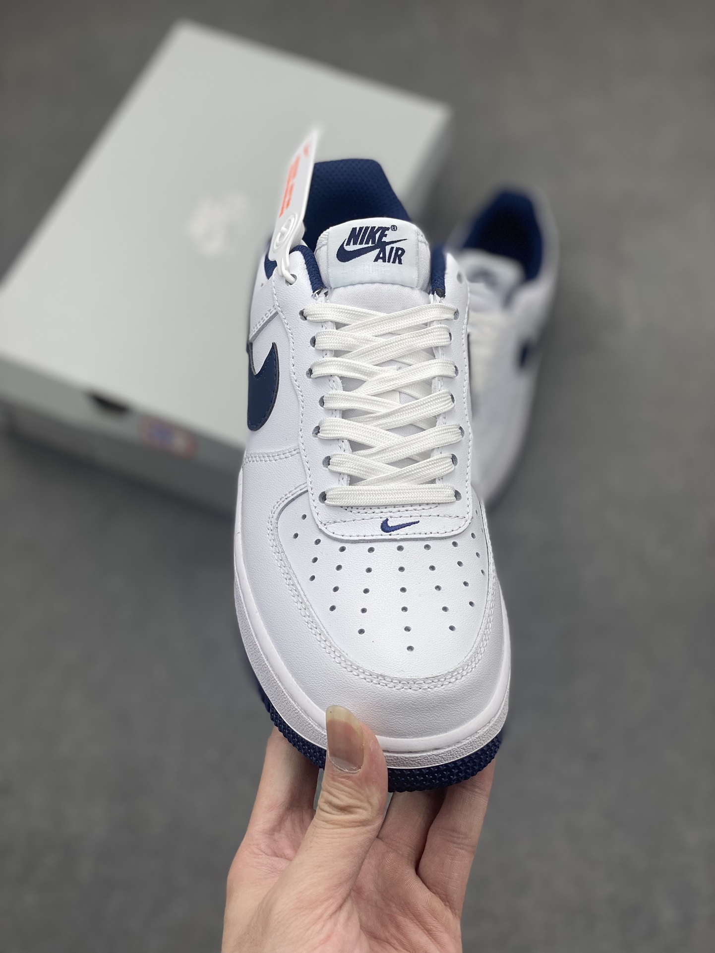 Nike Air Force 1 Low '07 White Deep Blue Casual Sneakers FV5948-104 3 i1714340532 3875 0