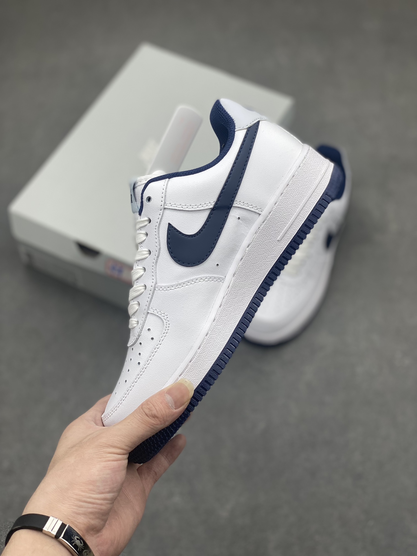 Nike Air Force 1 Low '07 White Deep Blue Casual Sneakers FV5948-104 4 i1714340534 4558 0