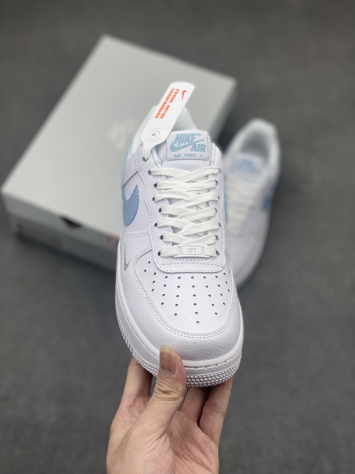 Nike Air Force 1 Low '07 White Deep Blue Casual Sneakers HF0022-100 3 i1714340555 3298 1