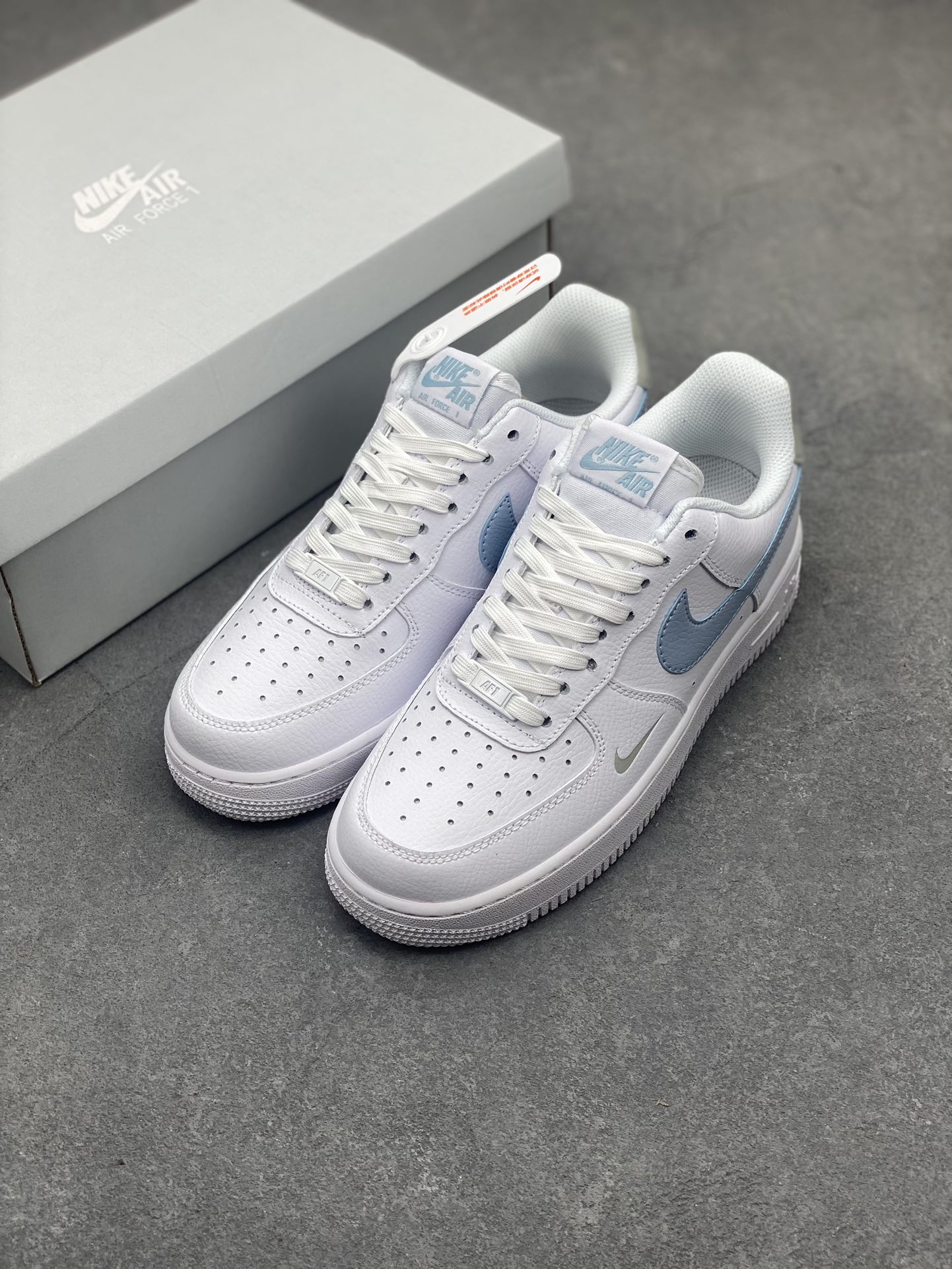 Nike Air Force 1 Low '07 White Deep Blue Casual Sneakers HF0022-100 9 i1714340556 2057 3