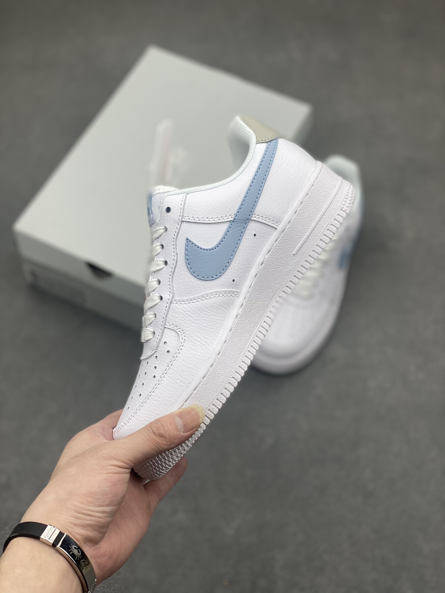 Nike Air Force 1 Low '07 White Deep Blue Casual Sneakers HF0022-100 4 i1714340556 6278 7