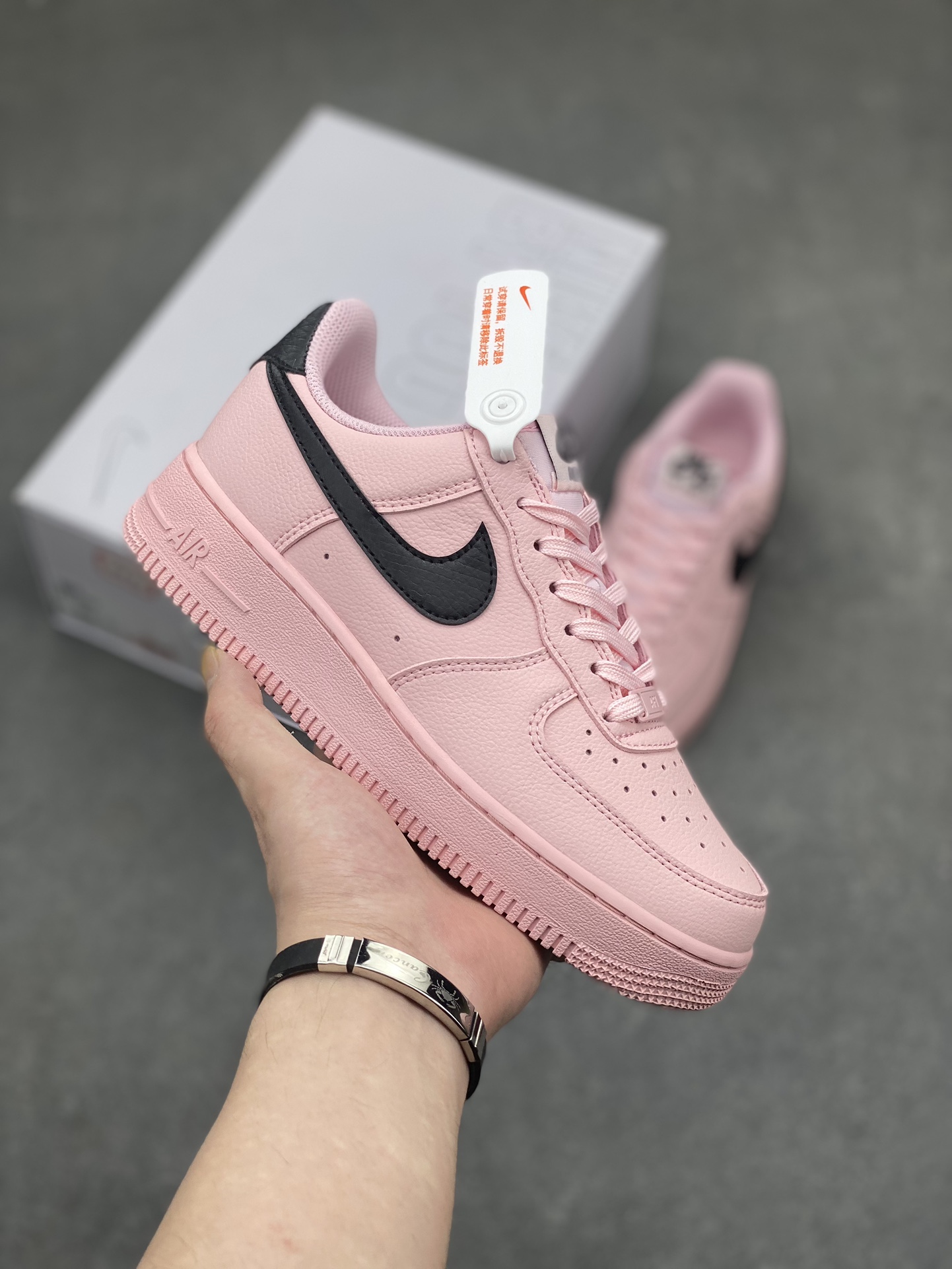 Nike Air Force 1 Low Pink/Black Casual Shoes CW2288-111 - Size 36 to 45 2 i1714426997 1141 8