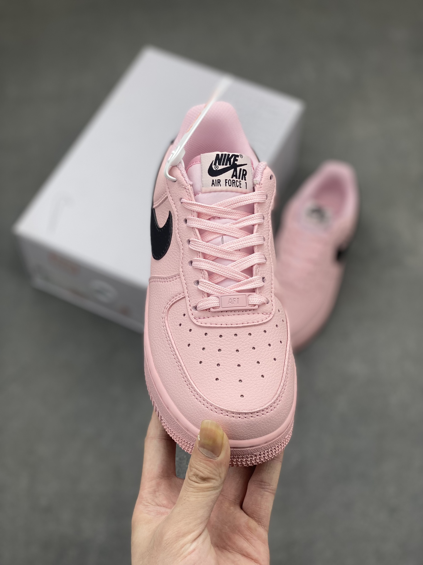 Nike Air Force 1 Low Pink/Black Casual Shoes CW2288-111 - Size 36 to 45 3 i1714426997 38 2