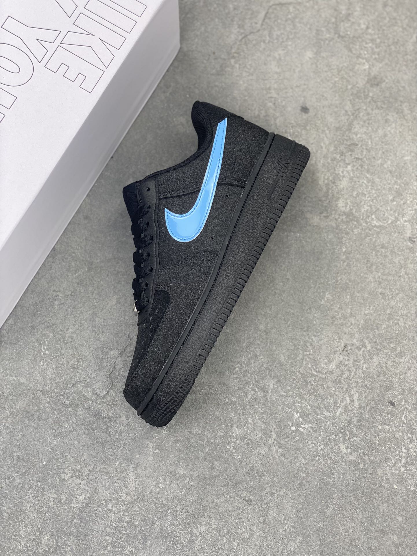Nike Air Force 1 Low Black/Blue Casual Sneakers - CW2288-111 8 i1714427326 37 1