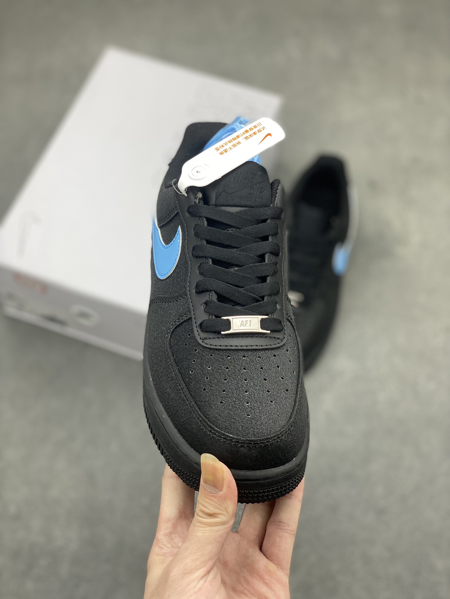 Nike Air Force 1 Low Black/Blue Casual Sneakers - CW2288-111 3 i1714427326 6207 8