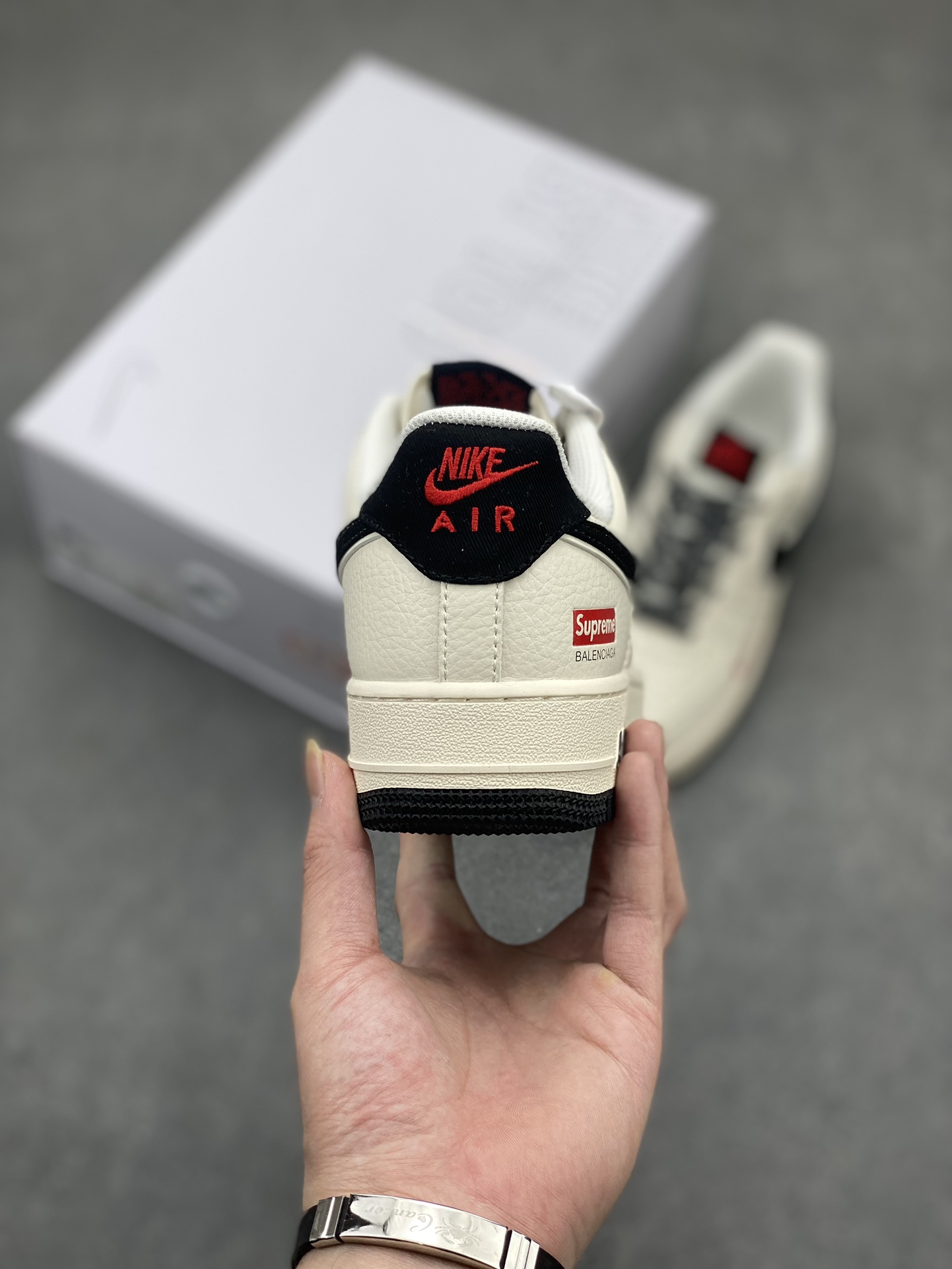 Nike Air Force 1 '07 Low Custom Sneakers - Supreme Balenciaga Edition 5 i1714669958 1798 6