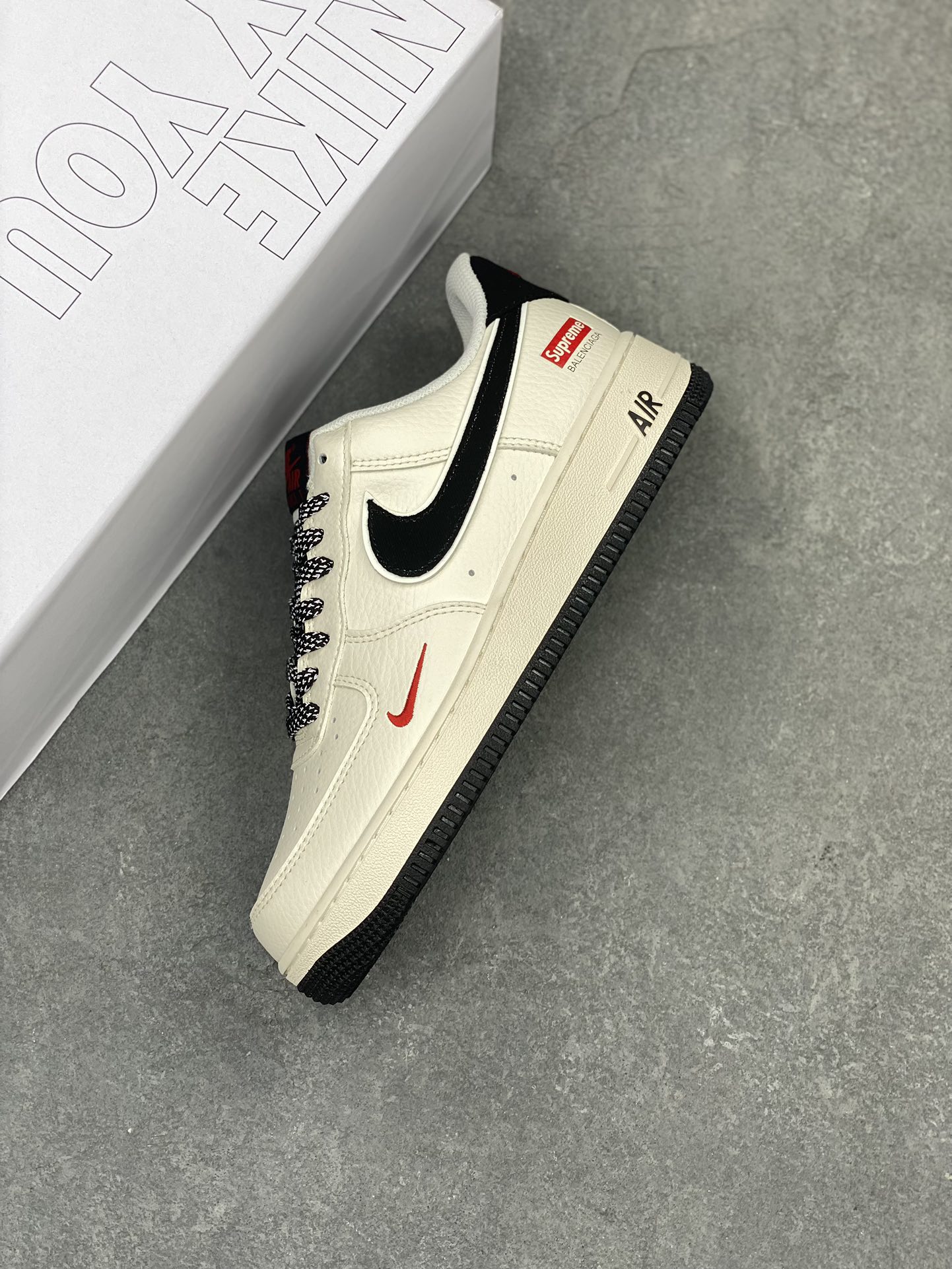 Nike Air Force 1 '07 Low Custom Sneakers - Supreme Balenciaga Edition 8 i1714669958 4372 2