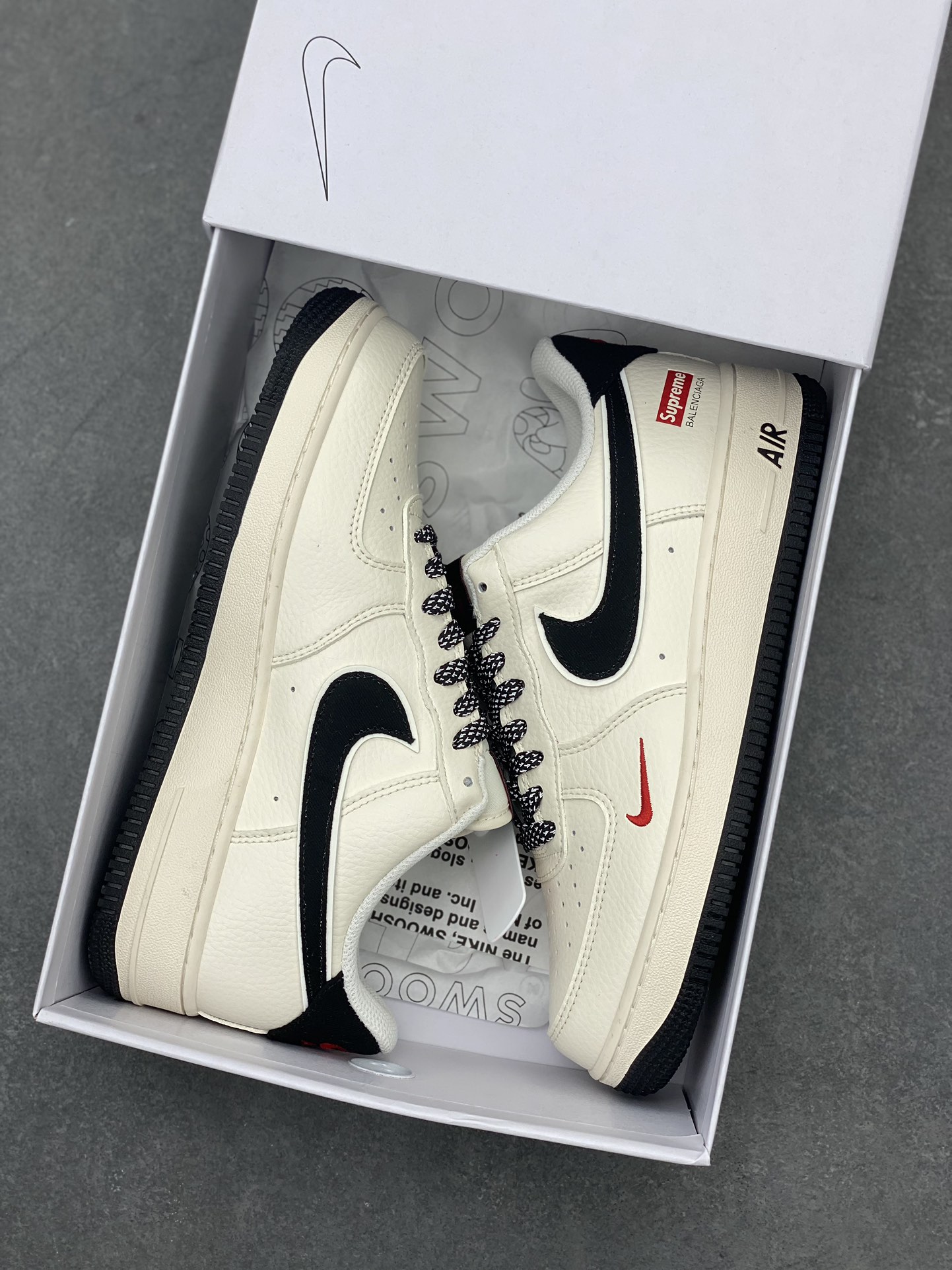 Nike Air Force 1 '07 Low Custom Sneakers - Supreme Balenciaga Edition 10 i1714669958 5691 1