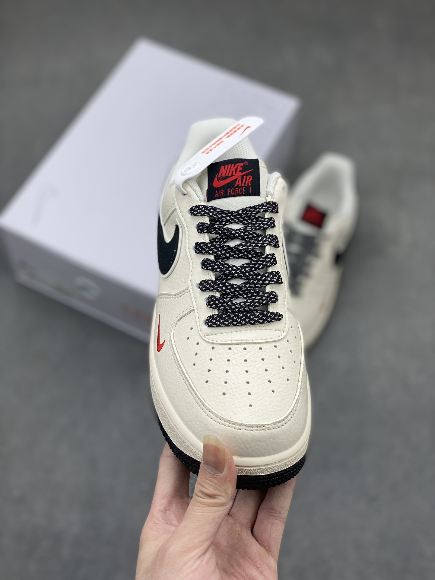 Nike Air Force 1 '07 Low Custom Sneakers - Supreme Balenciaga Edition 3 i1714669958 8806 5