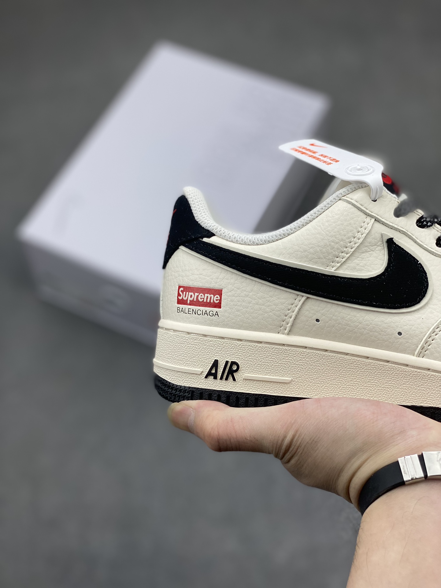 Nike Air Force 1 '07 Low Custom Sneakers - Supreme Balenciaga Edition 6 i1714669958 9153 4