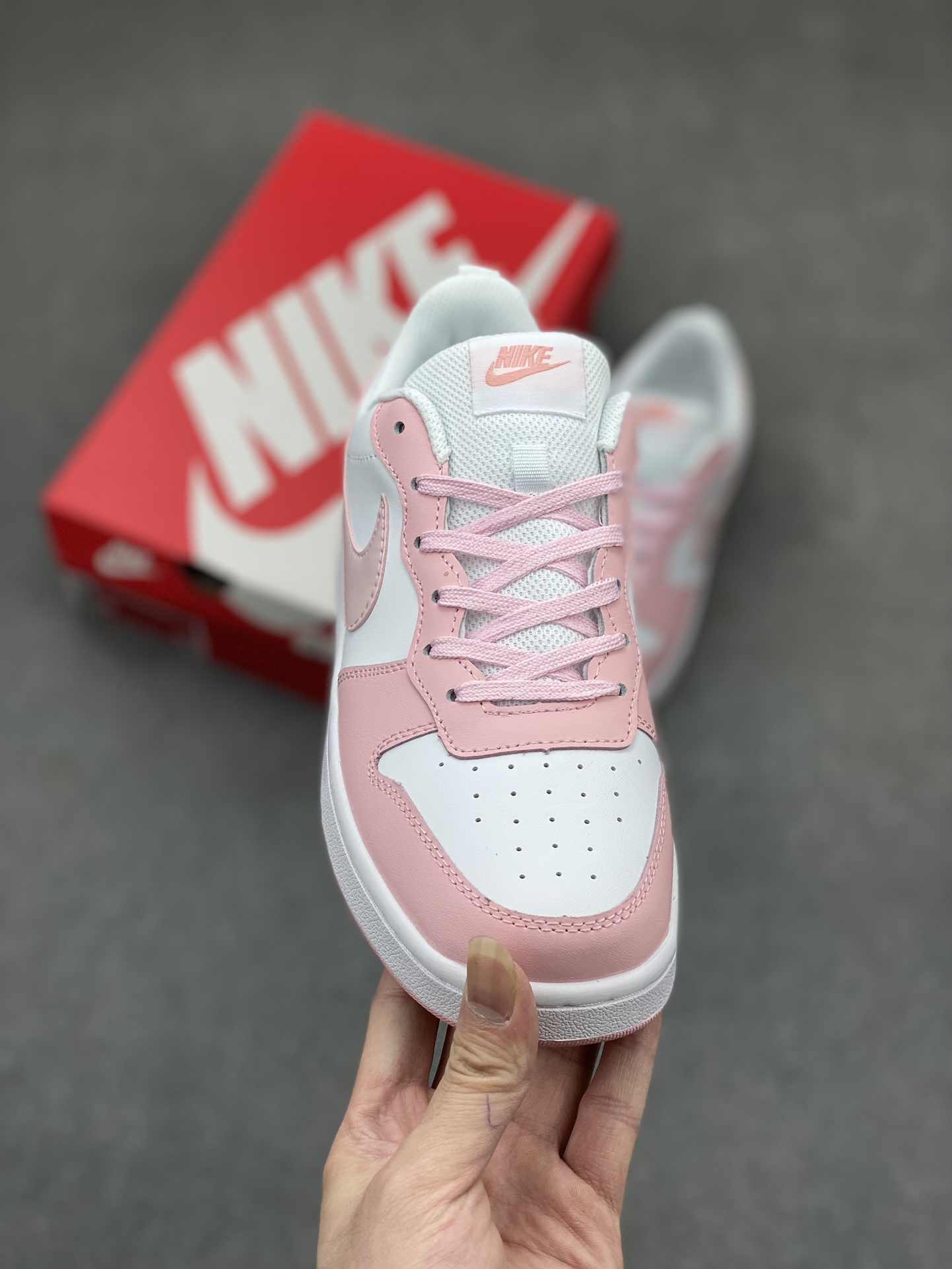 Nike Court Borough Low 2 FP Women's Casual Shoes - Pink/White Fashion Sneakers 3 i1714772144 2629 8
