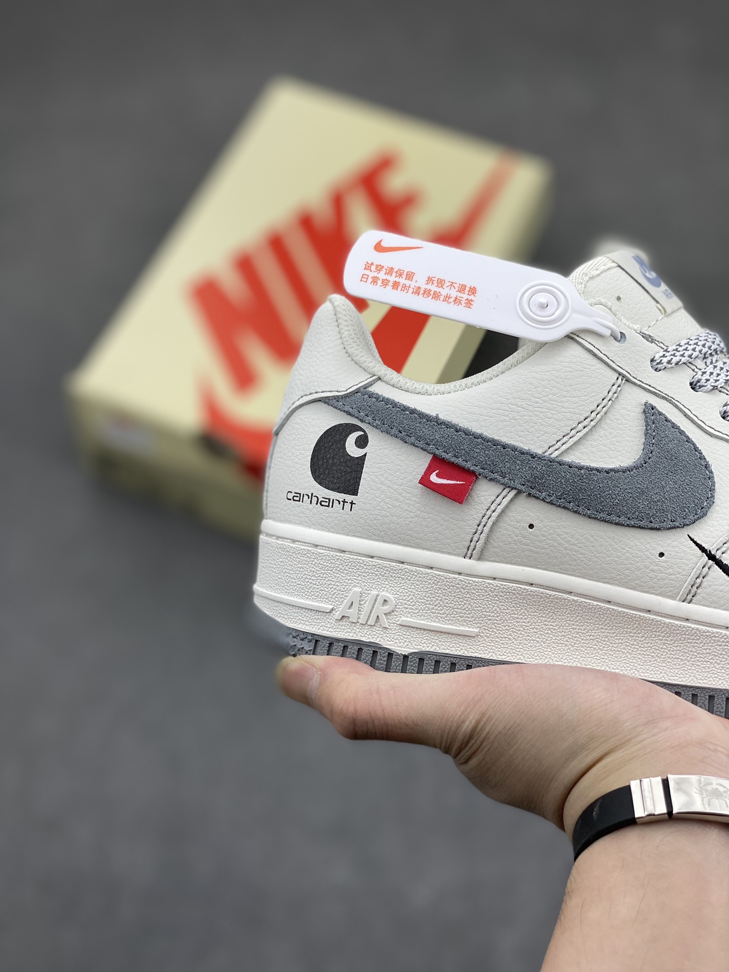 Nike Air Force 1 Low Carhartt White Grey Sneakers - Size 36-45 6 i1714857392 2436 3
