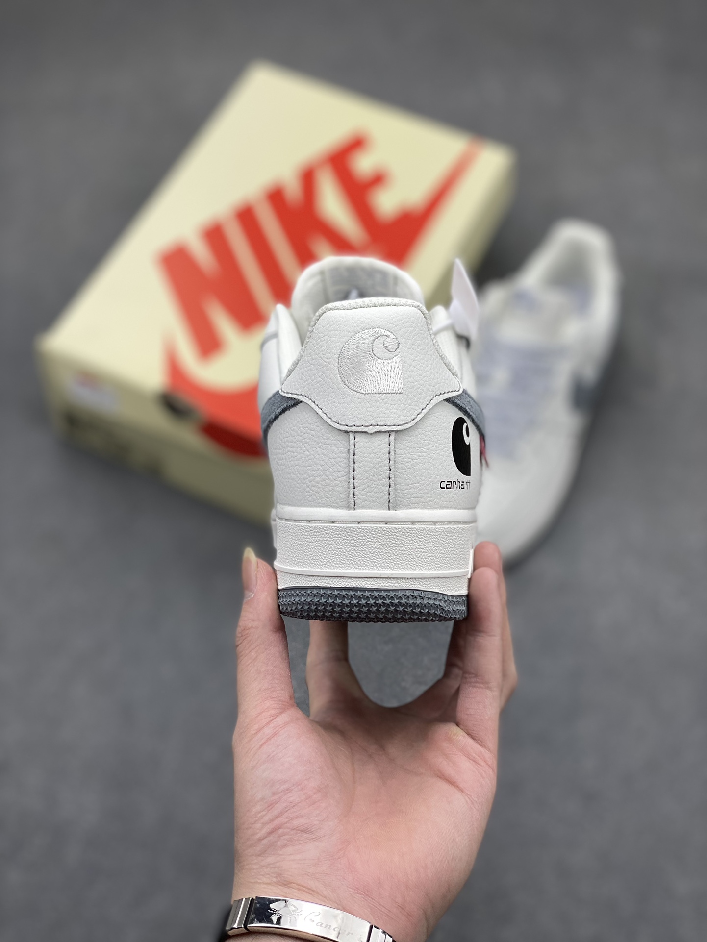 Nike Air Force 1 Low Carhartt White Grey Sneakers - Size 36-45 5 i1714857392 2628 0