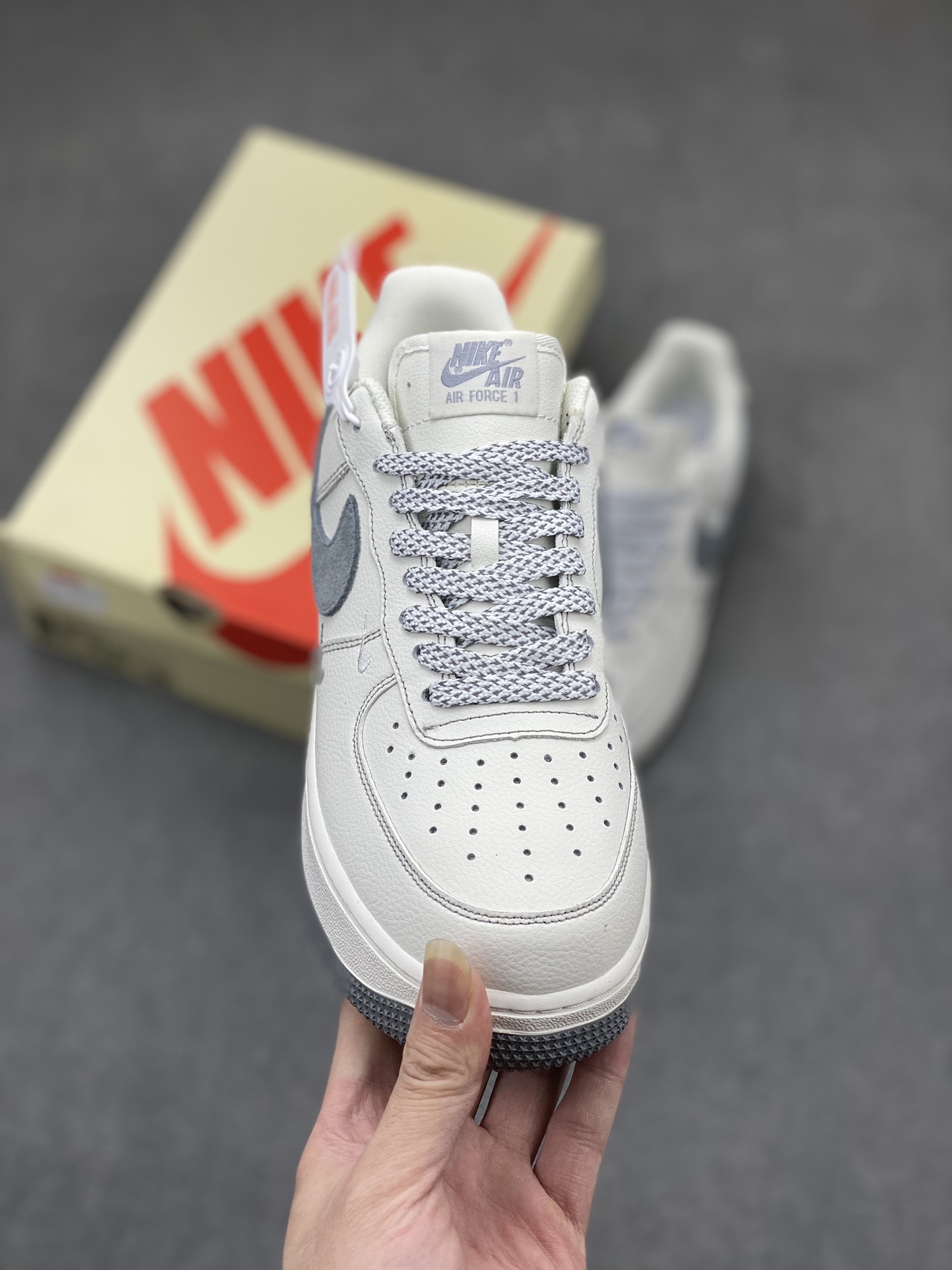 Nike Air Force 1 Low Carhartt White Grey Sneakers - Size 36-45 3 i1714857392 5663 1