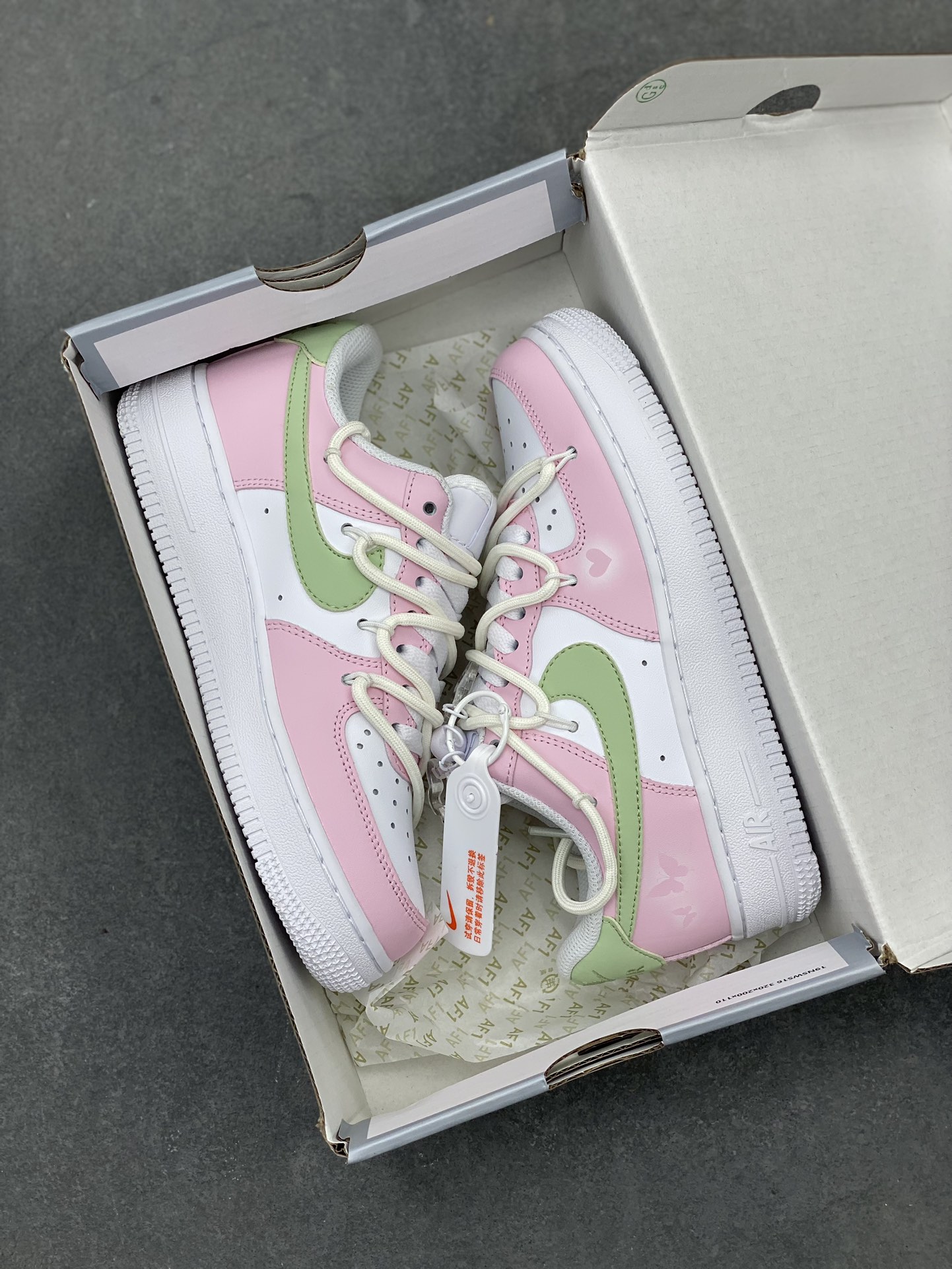 Nike Air Force 1 Low Custom 'Dream Butterfly' Pastel Sneakers 10 i1714857518 68 8