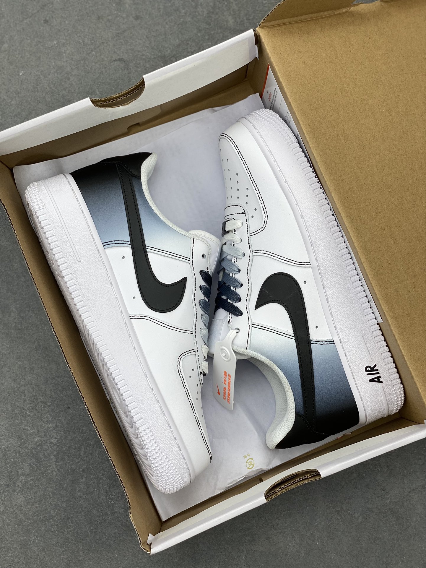 Nike Air Force 1 Low '07 Gradient Brown Swoosh Casual Sneakers FN0366-103 10 i1714942828 9680 8