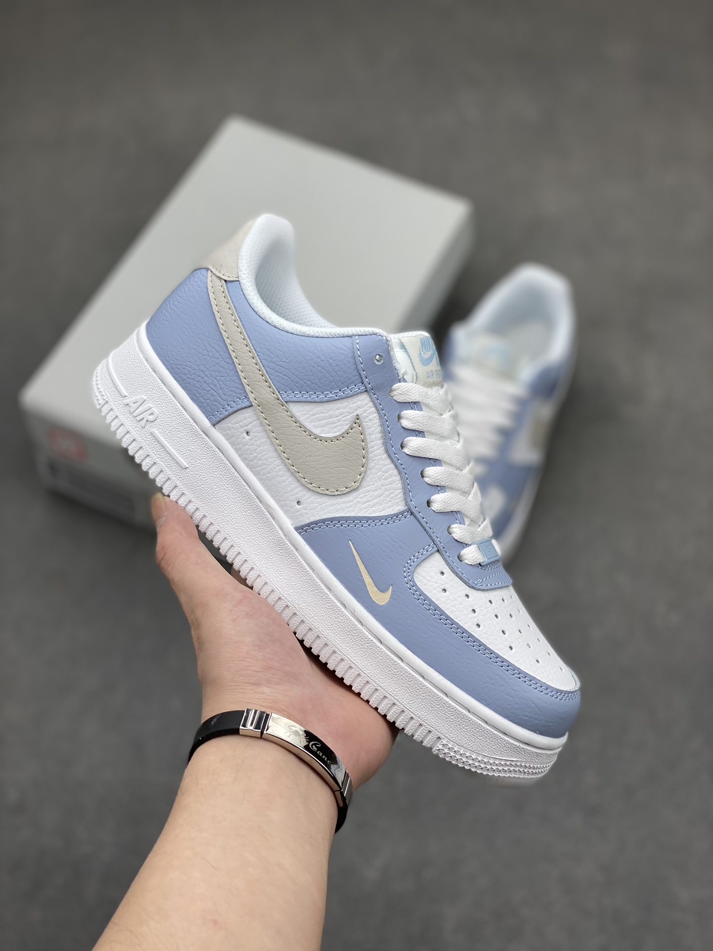 Nike Air Force 1 Low White Blue Casual Sneakers HF0022-100 2 i1714942900 2092 2