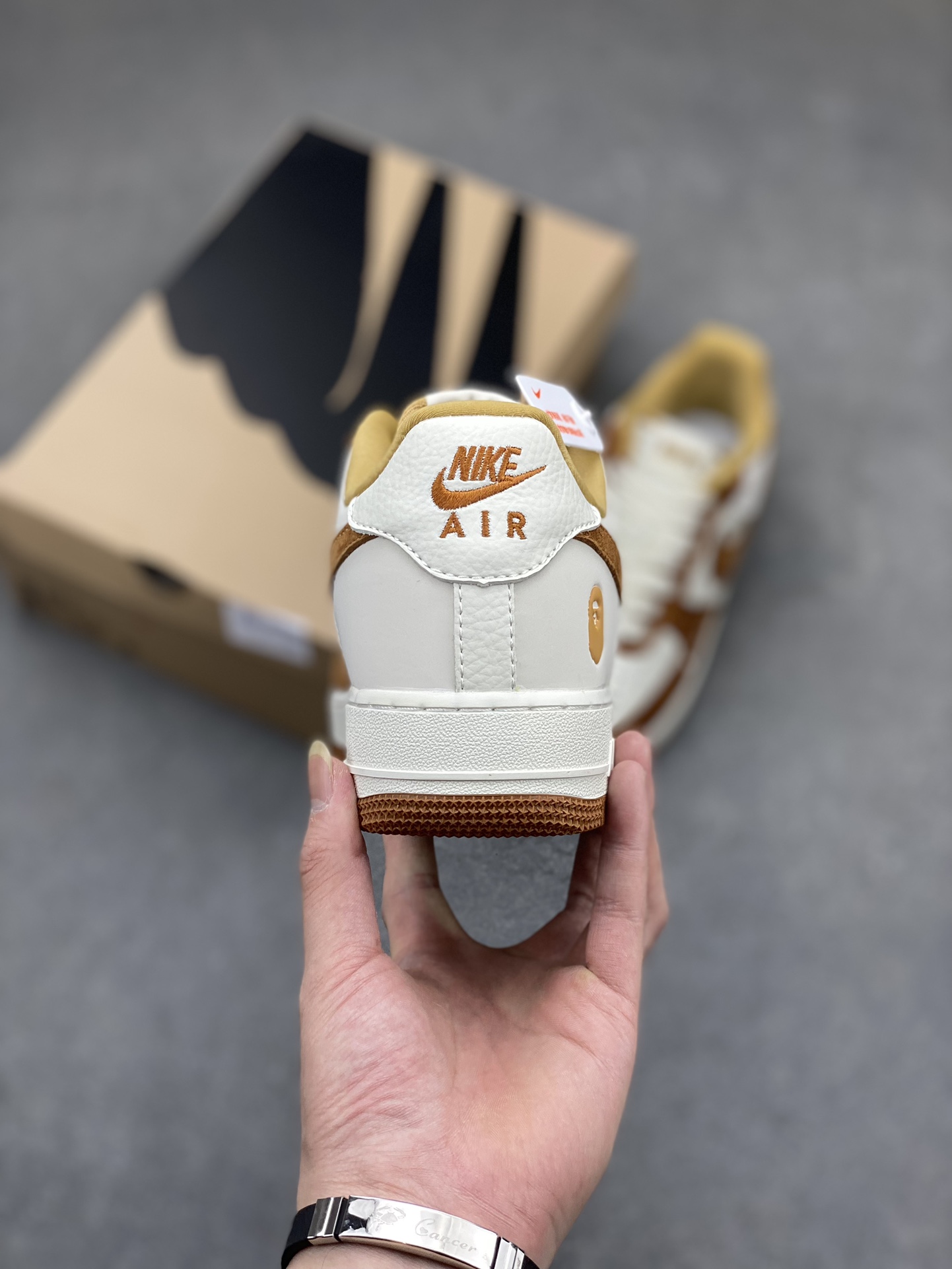 Nike Air Force 1 '07 Low BAPE Collab Cream/Brown Sneakers - Limited Edition 5 i1714942972 9458 0
