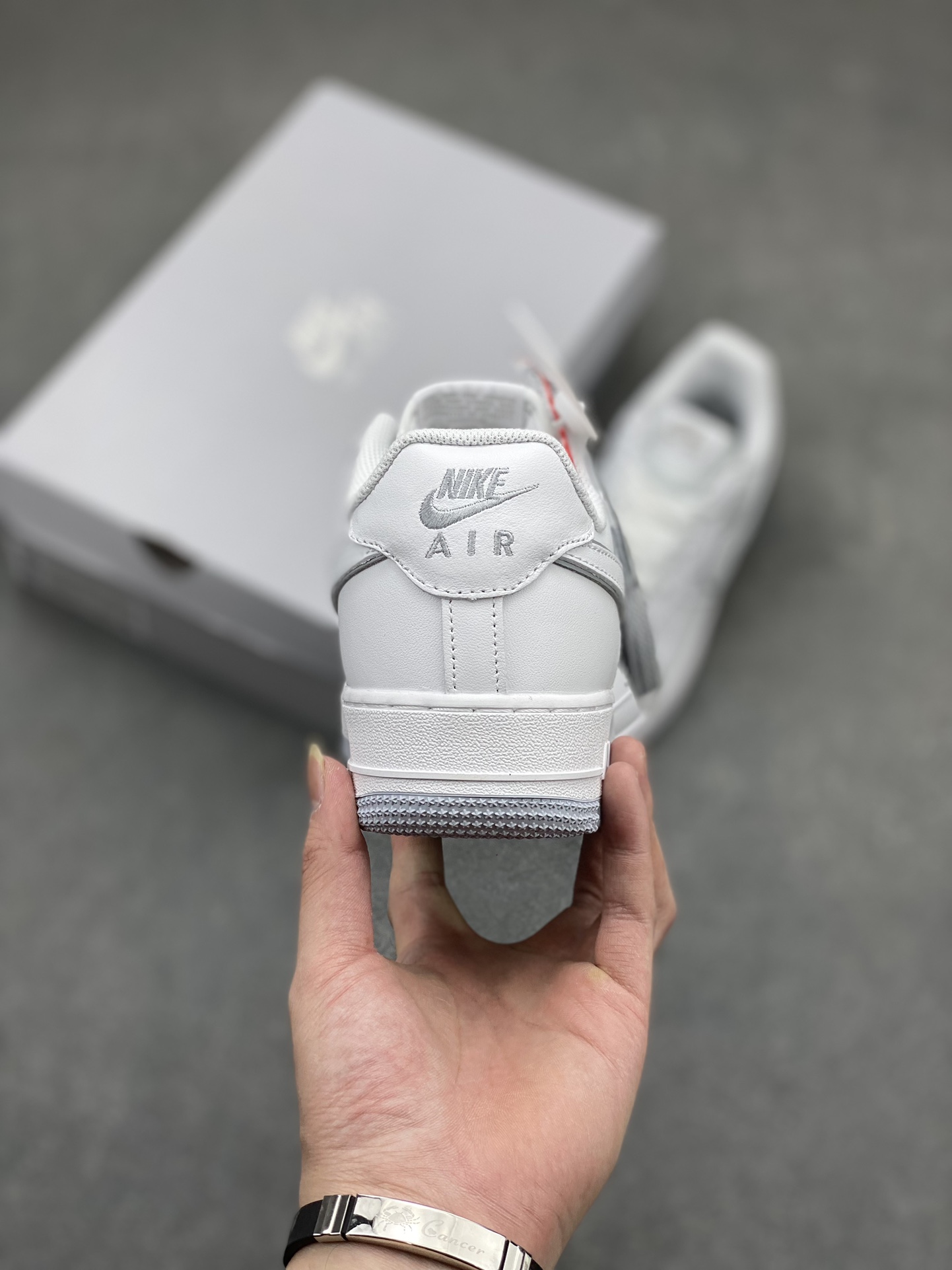 Nike Air Force 1 Low White Grey Edge - Lifetime Warranty & Air Cushion 5 i1714943296 6999 1