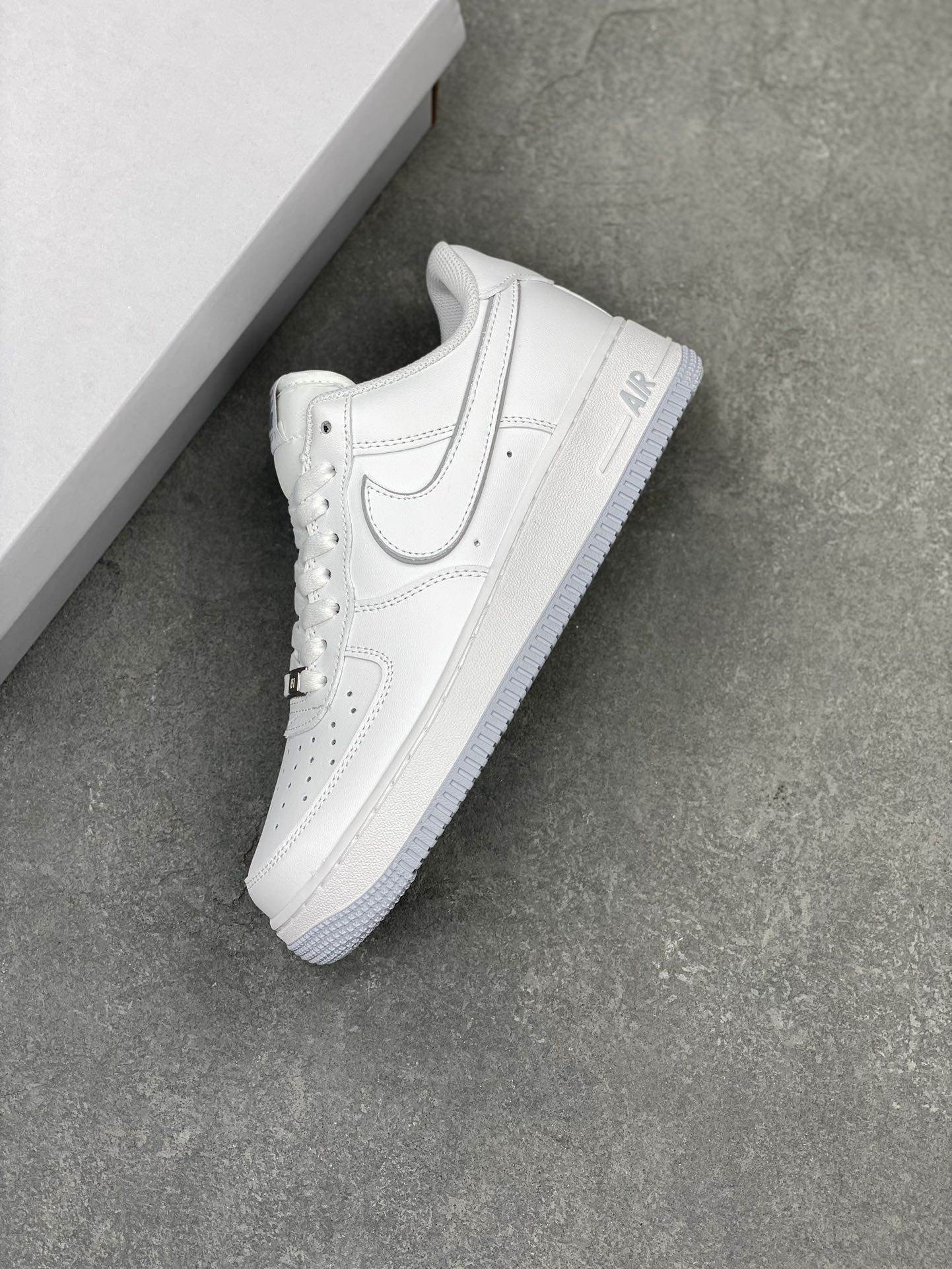 Nike Air Force 1 Low White Grey Edge - Lifetime Warranty & Air Cushion 8 i1714943296 9471 0