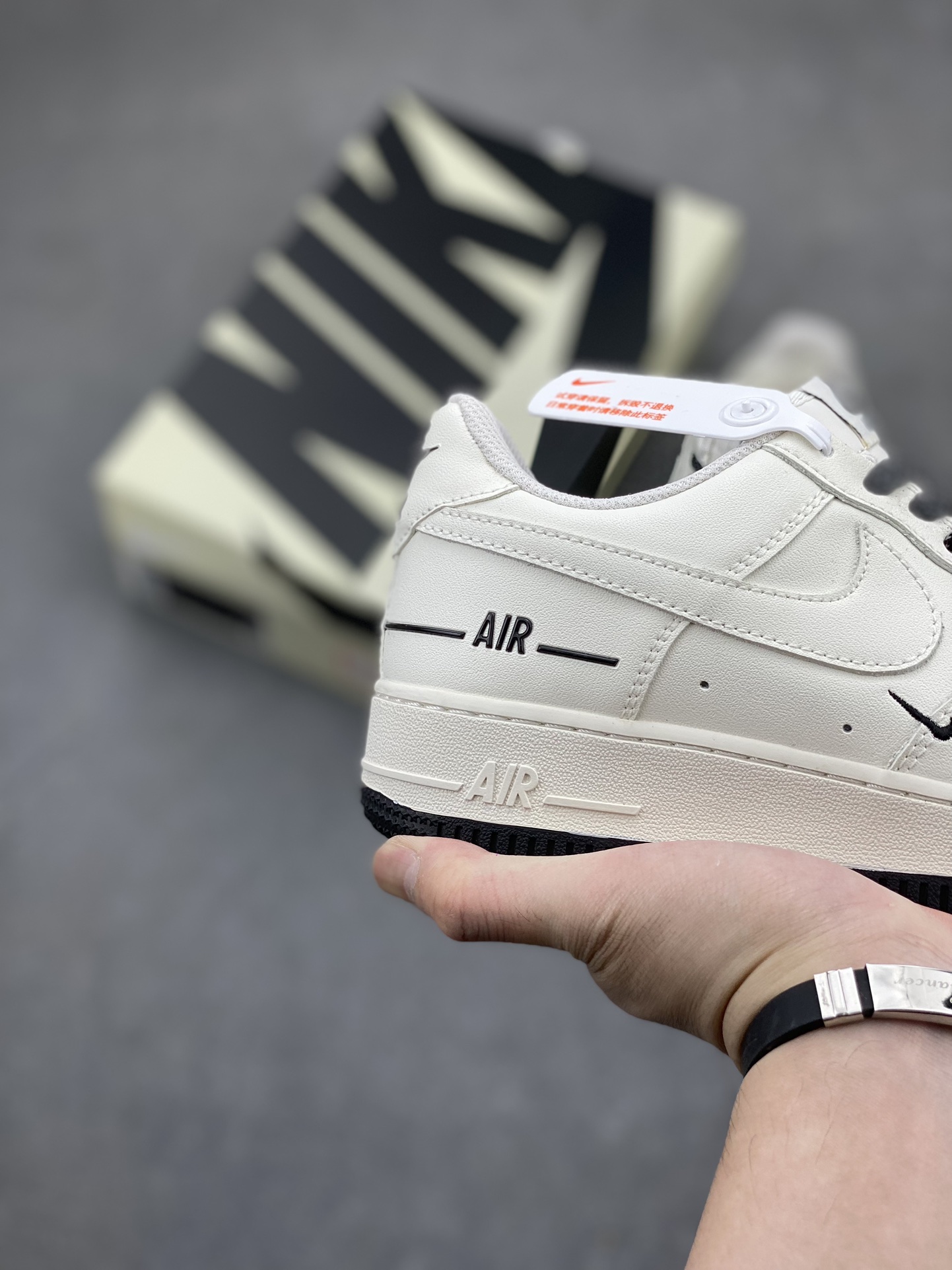 Nike Air Force 1 Low '07 'Nike' Black & White Sneakers CJ1379-602 6 i1715116114 1617 1
