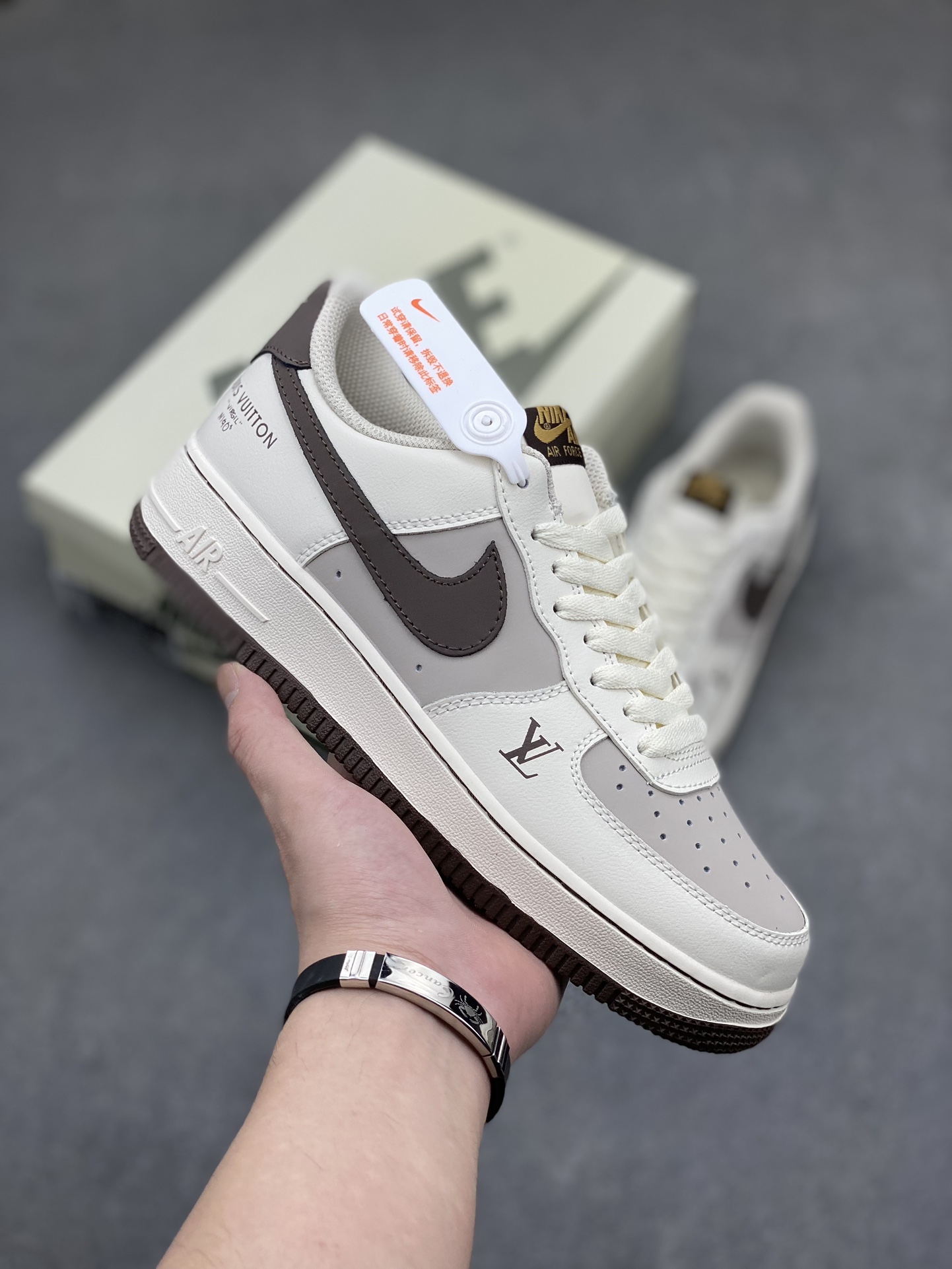 Nike Air Force 1 Low Louis Vuitton Custom Sneakers - Stylish Comfort 2 i1715116268 2956 5