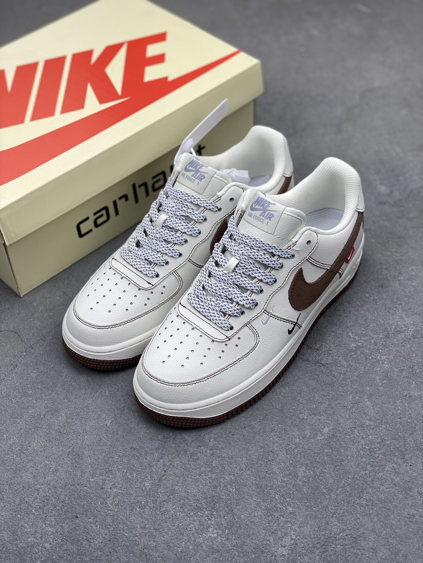 Nike Air Force 1 Low 'Carhartt' White Brown Casual Sneakers 9 i1715198900 1270 3